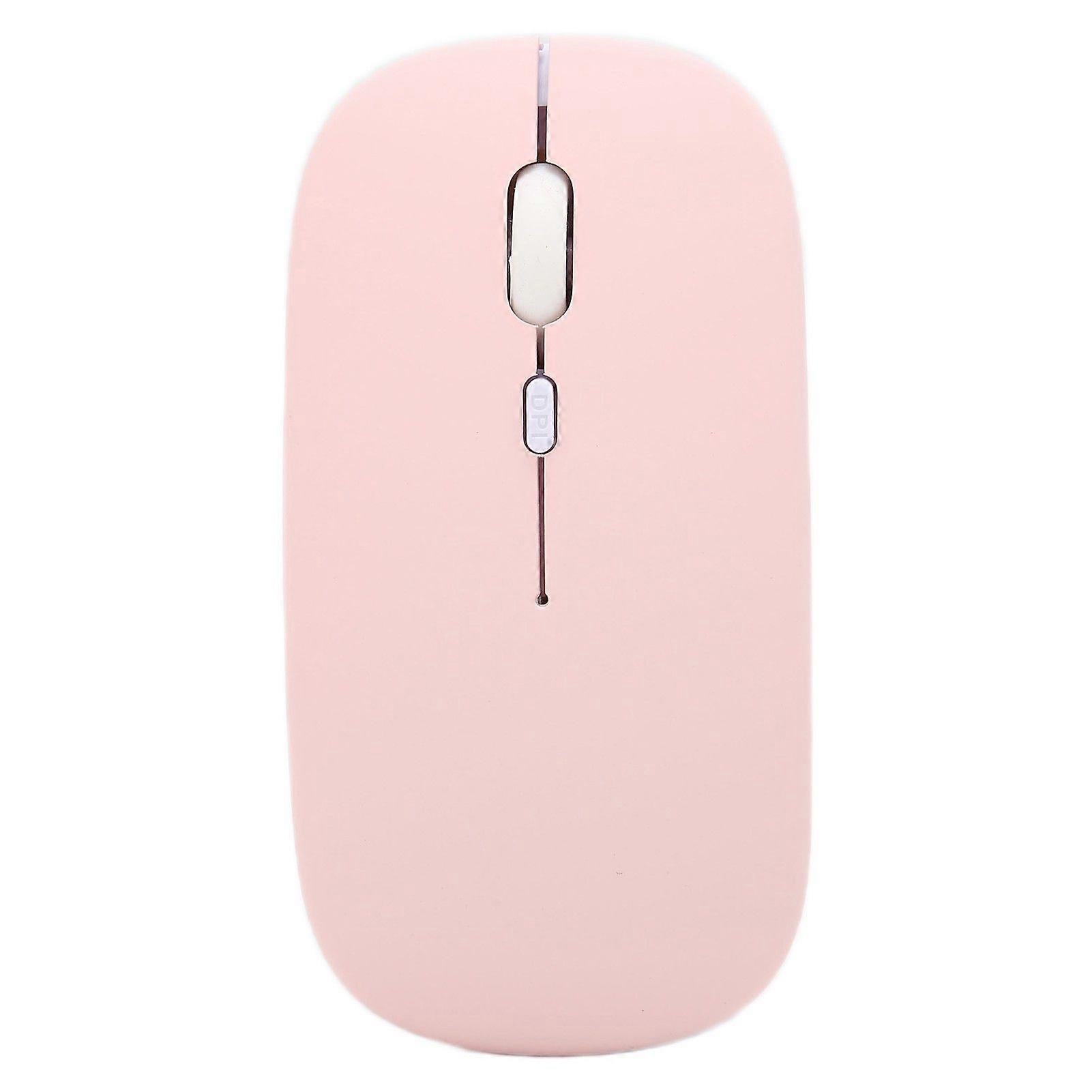 Draadloze muis Smart Mini Portable 3 Speed DPI Verstelbare draadloze muis voor Office Laptop Computer TabletPink Frosted Single Mode