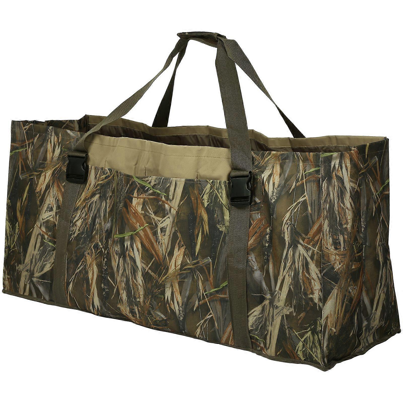 600D Oxford Cloth Decoy Bag with 12 Slot Camouflage for Outdoor Hunting Accessories