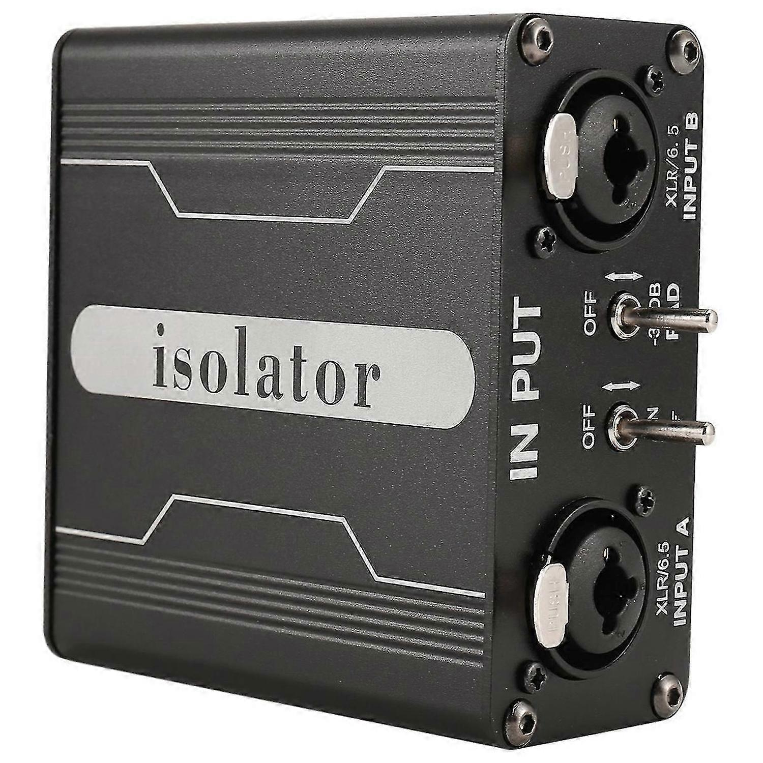 GX200 Audio Isolator Dual-Channel 6.5 XLR Mixer Audio Isolator