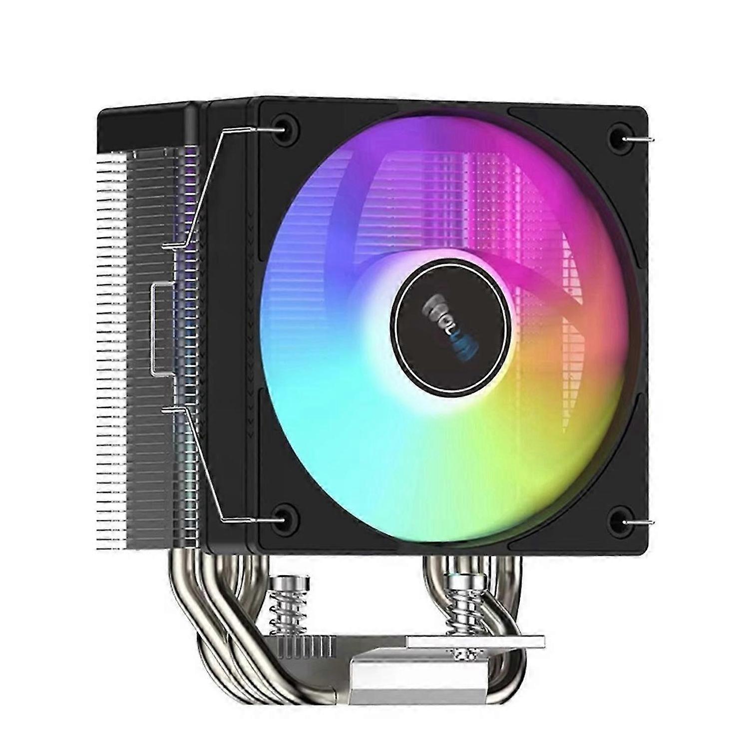 B40S DIG ARGB 4 Heat Pipes CPU Cooler Intelligent Temperature Display Radiator 200W Air Cooler for