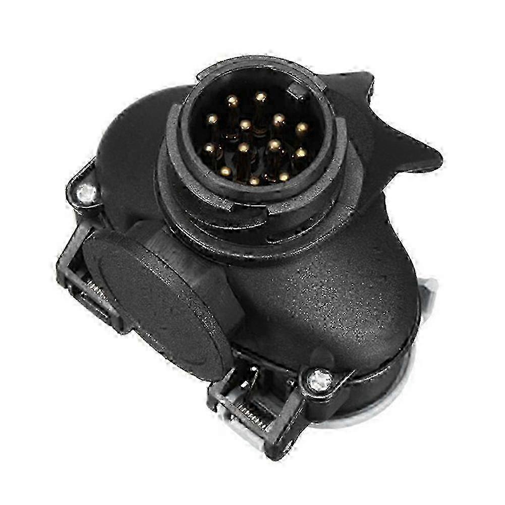 Camperva Caravan Rv Towbar Adapter Trailer Adapter Plug Socket Converter 13 Pin To 7 Pin Trailer Plug