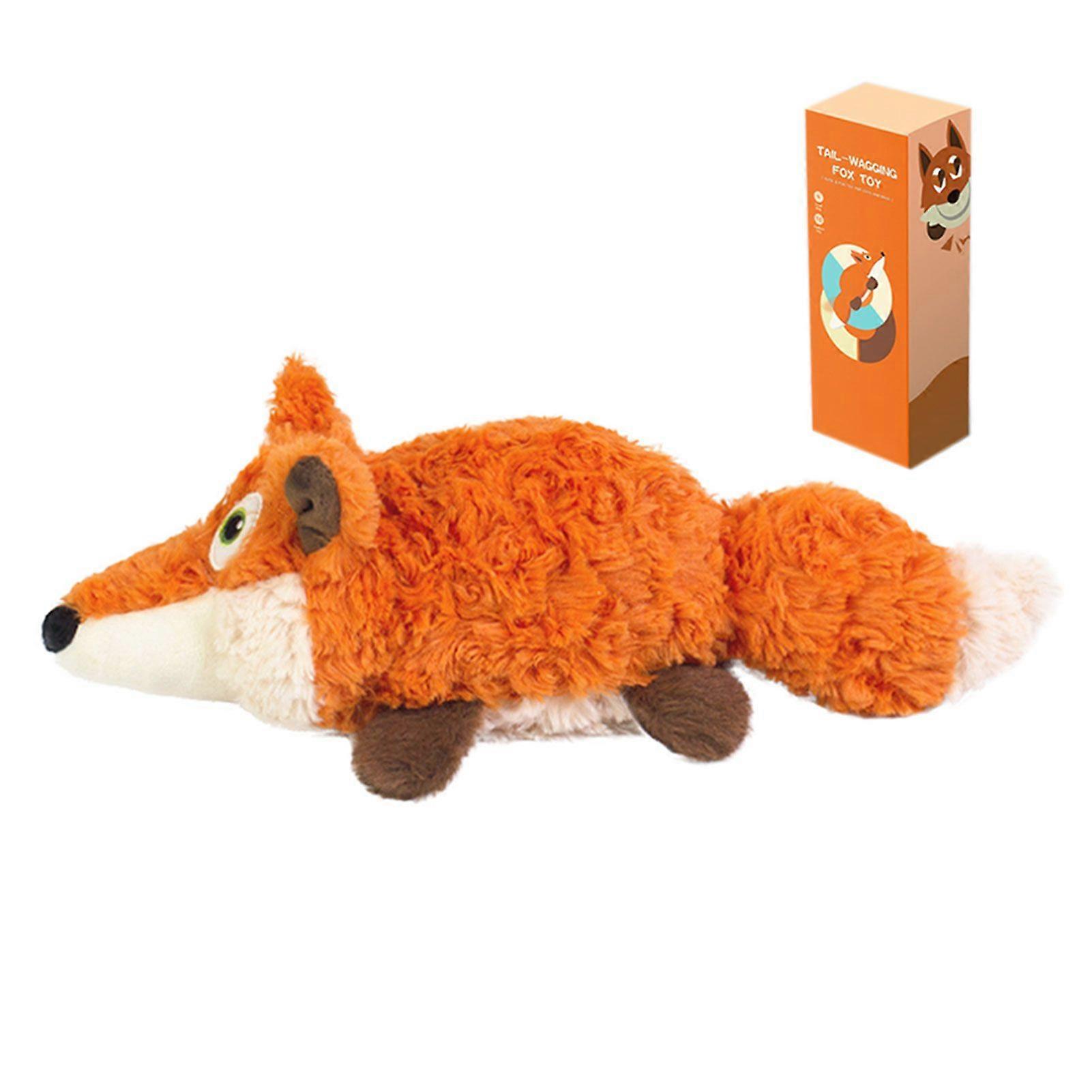 Interactive Dog Toys, Flopping Wiggly Plush for Large/Medium/Small Dogs, Touch Activated Squeaky Plush Puppy Toys