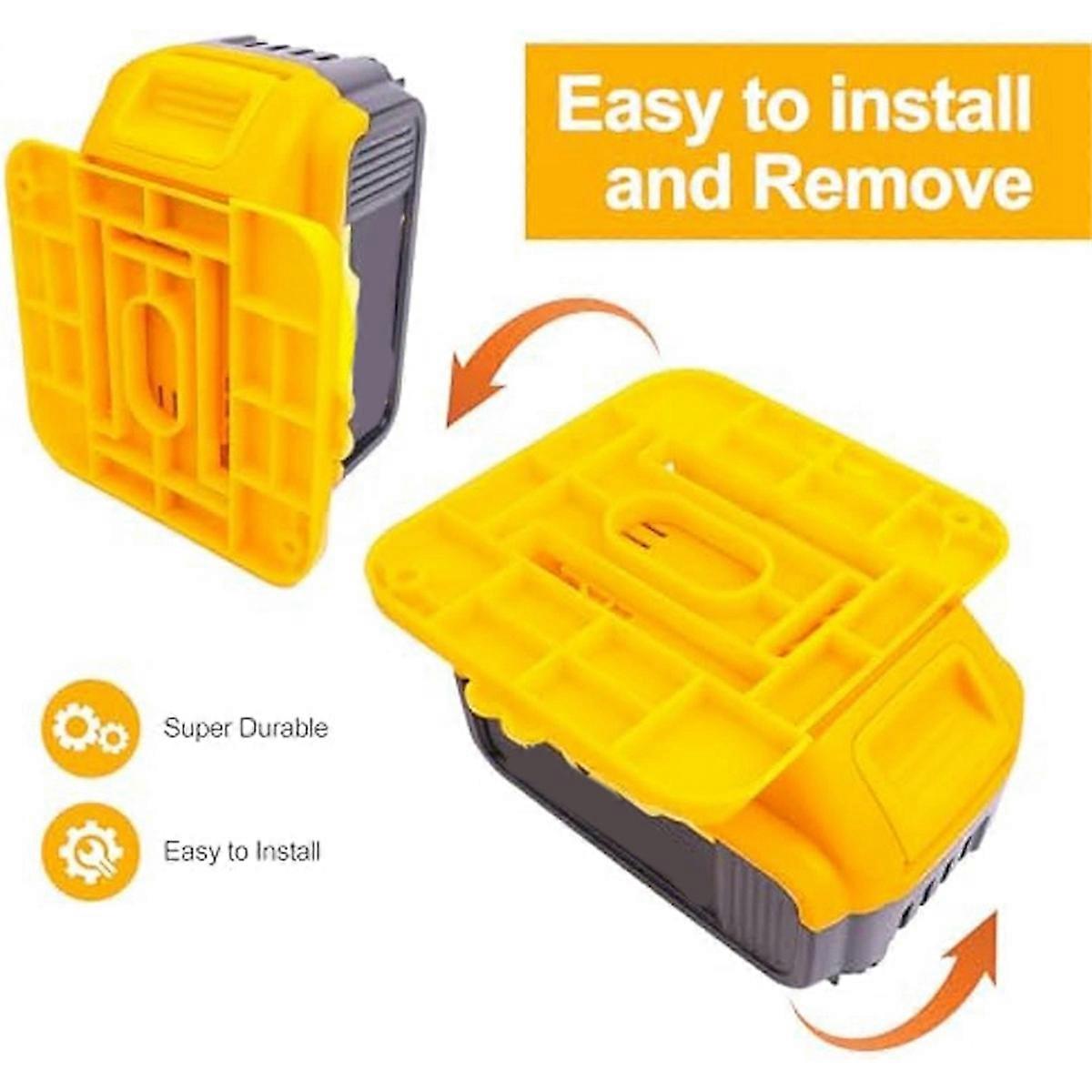 12Pack Battery Holder for 20V Battery Mounts Dock Holder