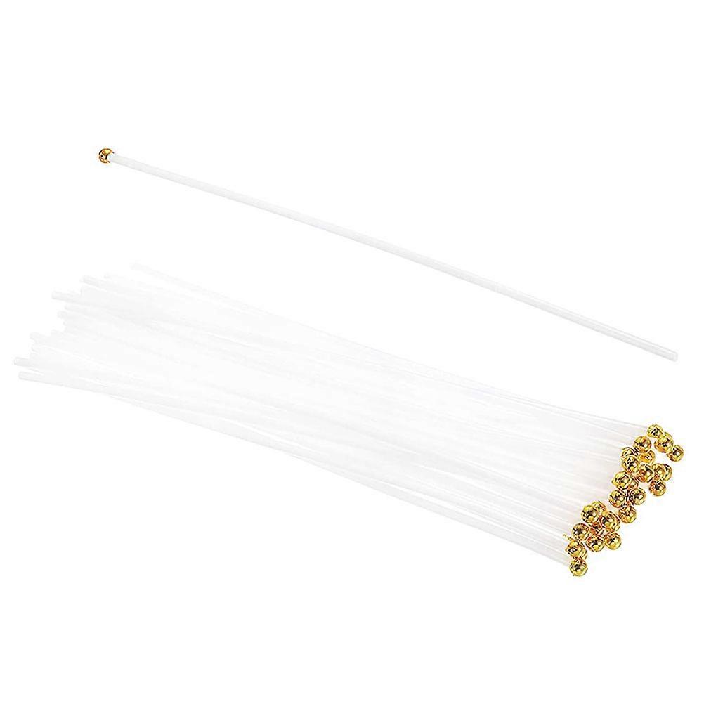 Hand Held Flag Pole for Party Plastic Flagpole 400Pcs White Material