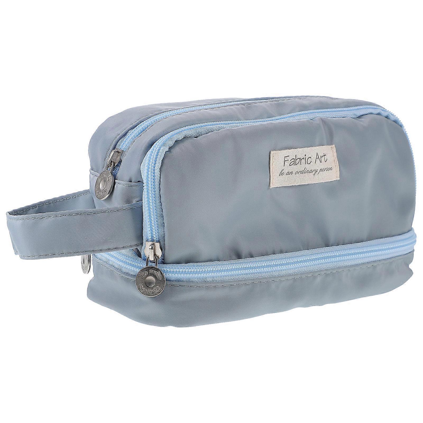 Pencil Pouch for Girls Canvas Zipper for Storage 3Pcs Large Capacity Pencil Case