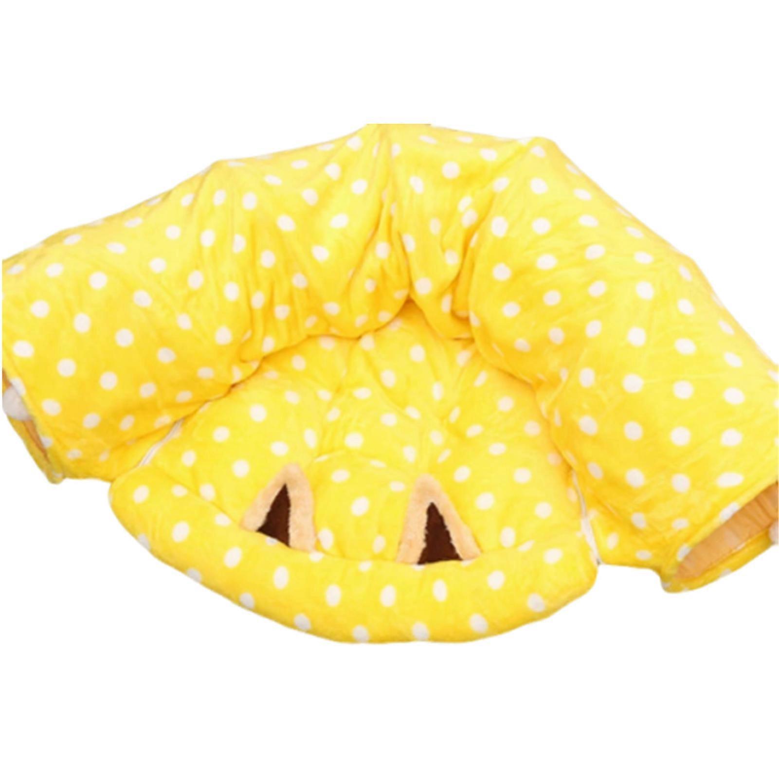 Cat Foldable Tube, Rabbit With Removable Pad, Pig House And Place, Suitable Cats, Kittens, Guinea Cats - Striped