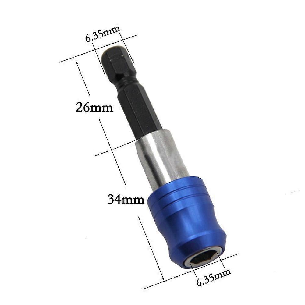 Quick Release Screwdriver Drill Bit Extension Magnetic 1/4 Head Hex Shank Rod
