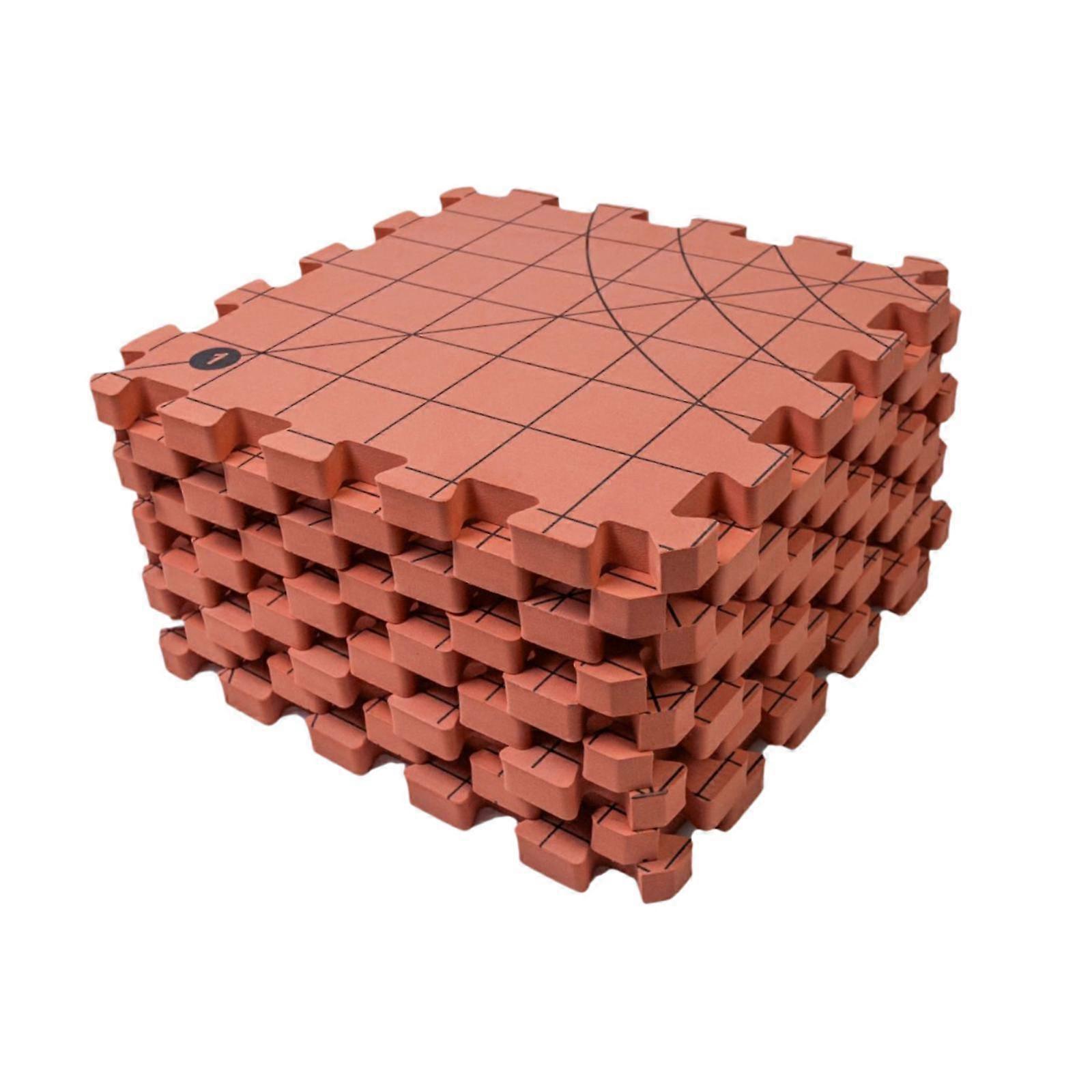 9 Pieces Knitting Blocking Mat Foam Blocking Mat for Embroidery Sewing 9 Mats