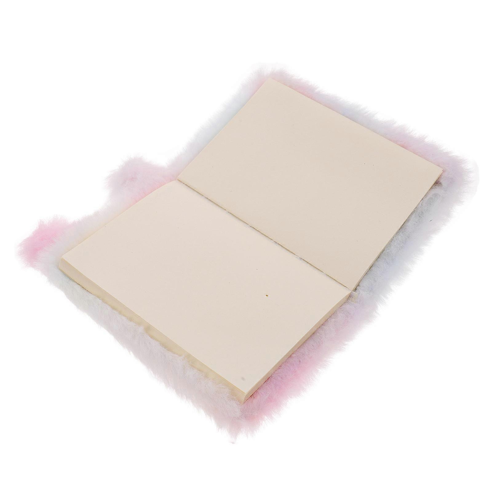 Portable Plush Cover Diary Book 5Pcs Suitable For Children At Home Or School With Adorable Design For Daily Use