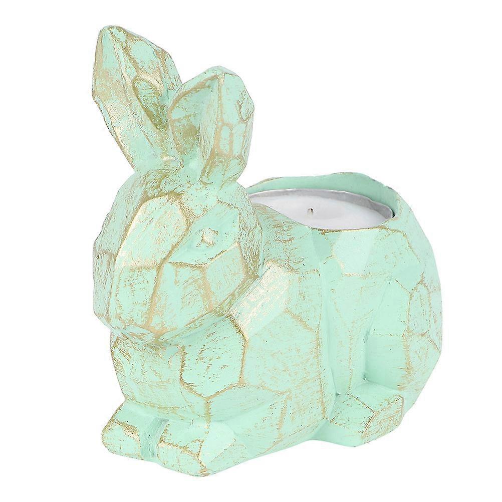 Easter Decoration Candle Stand Bunny Model for Desktop Decor 2Sets