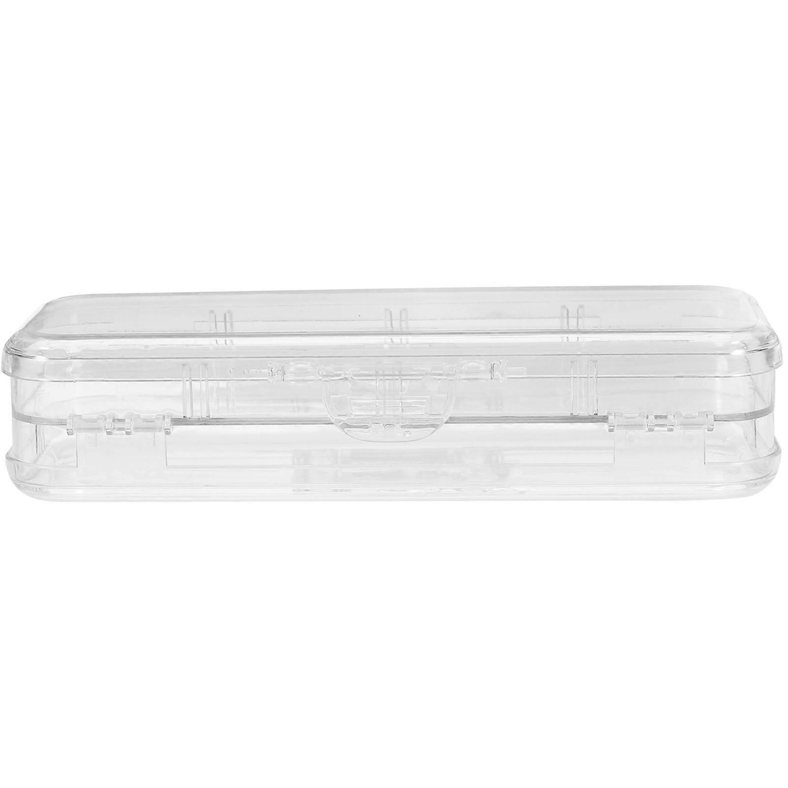 Transparent Pencil Case for Pen Storage with 5Pcs Organizer Boxes