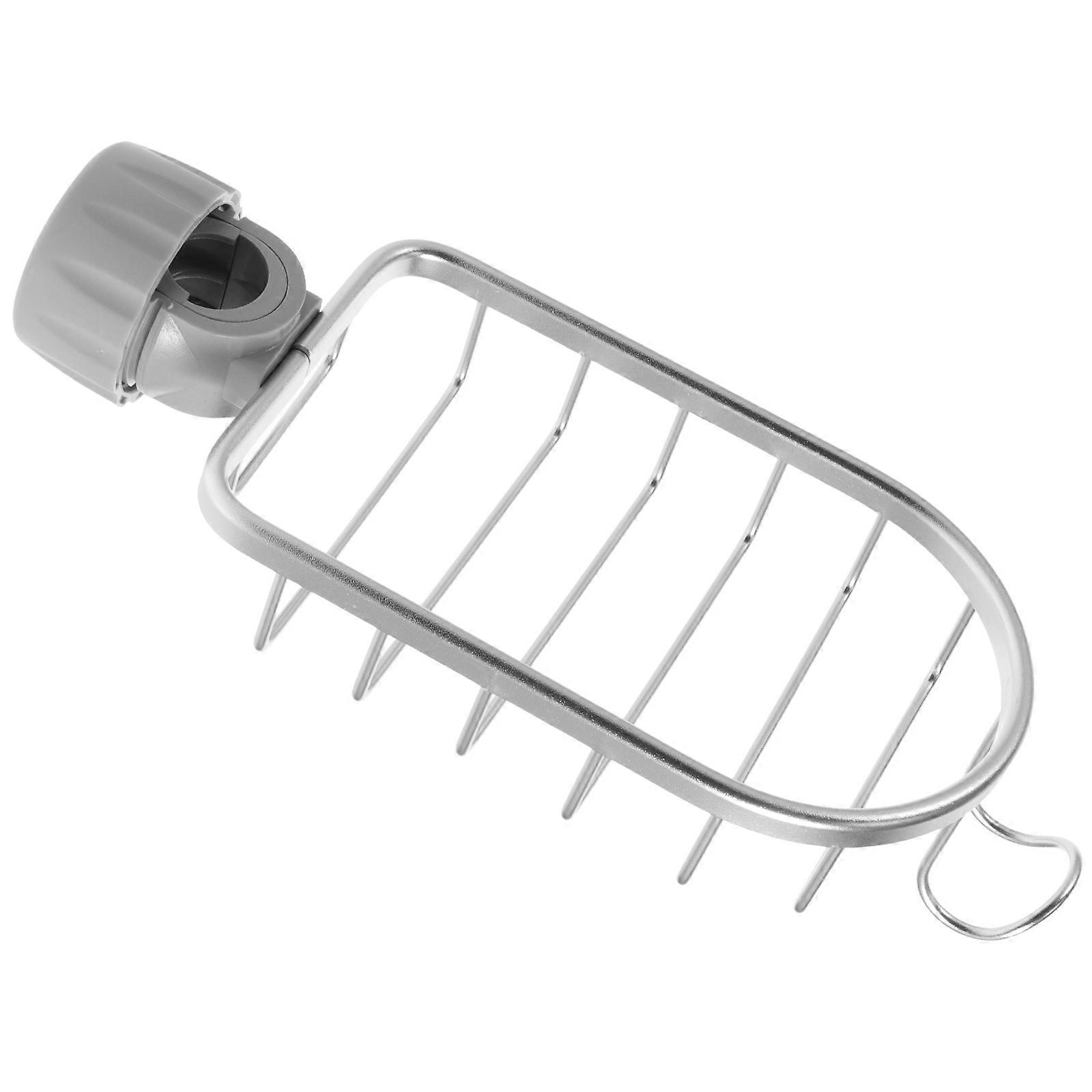 Sponge Draining Rack Kitchen Organizer for 2Pcs Dish Soap Holder