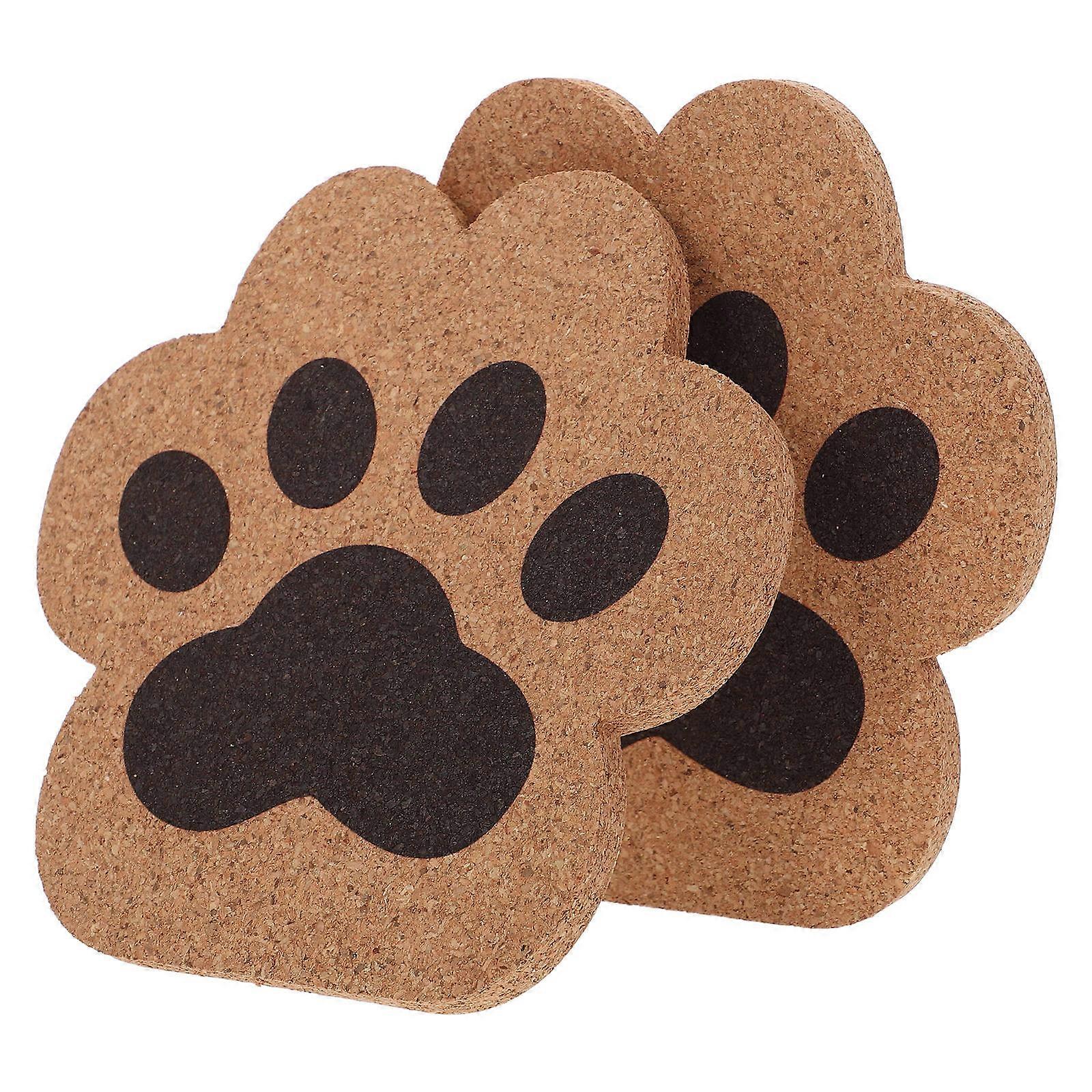 8Pcs Cork Coasters with Shape for Drink Surface Protection