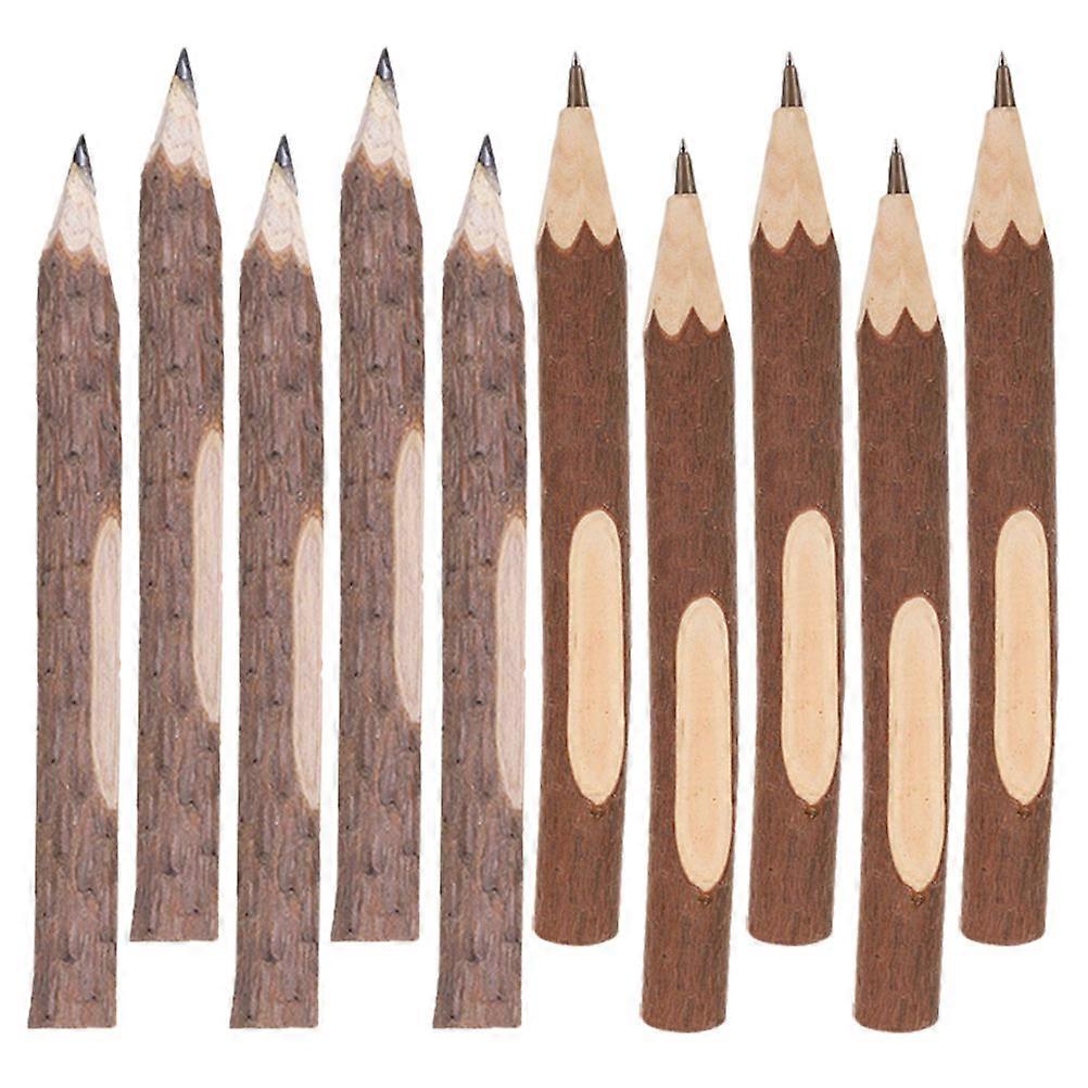 Wooden Ballpoint Pen Set for Writing 40Pcs Rustic Tree Twig Collection