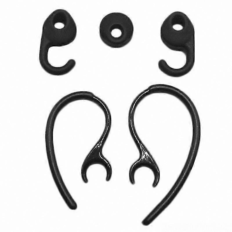 Replacement Ear Hook and Bud Gel Set for Bluetooth Headsets, 5-Pack