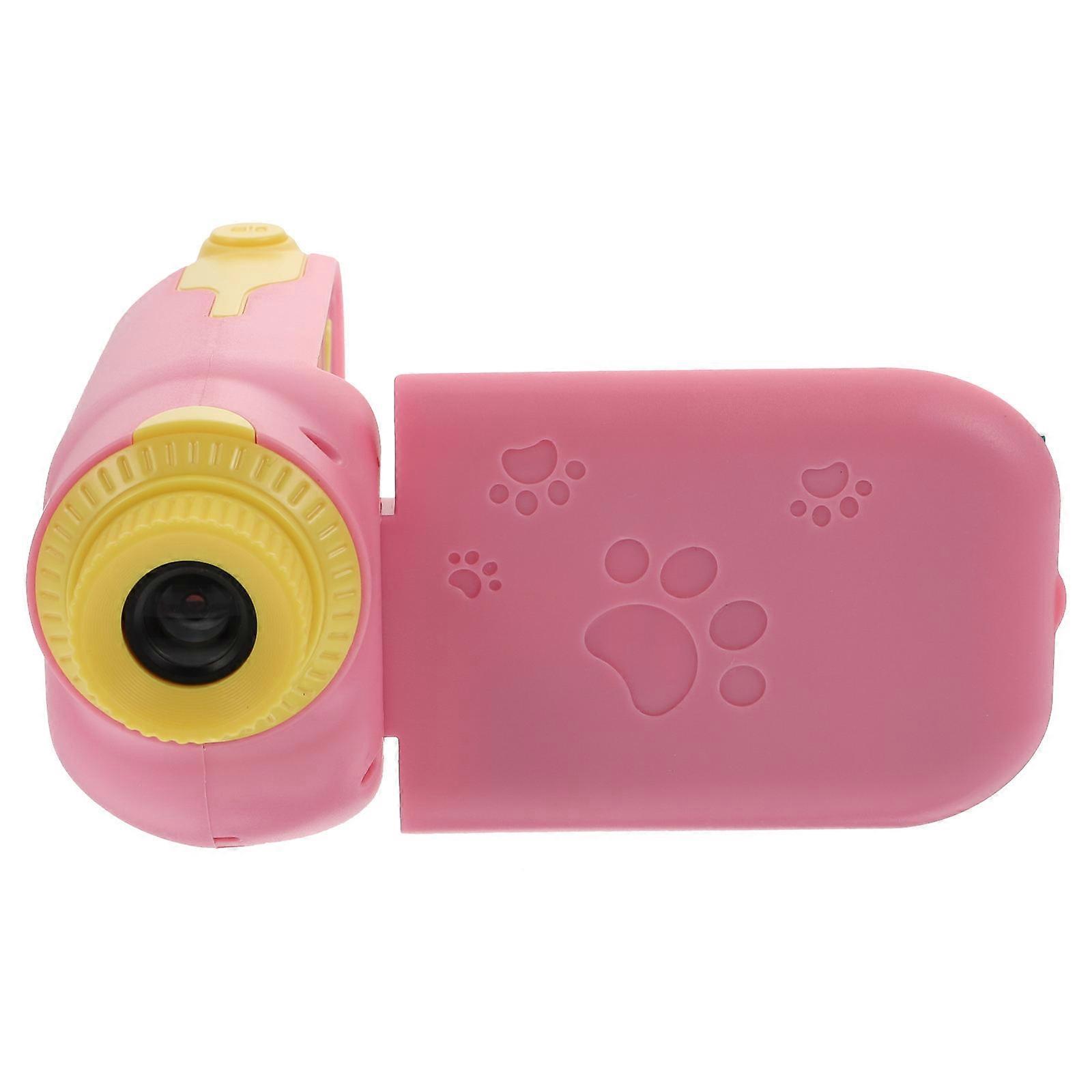 Digital Camera Cartoon Camera Toy for Taking Photo 5Sets Pink