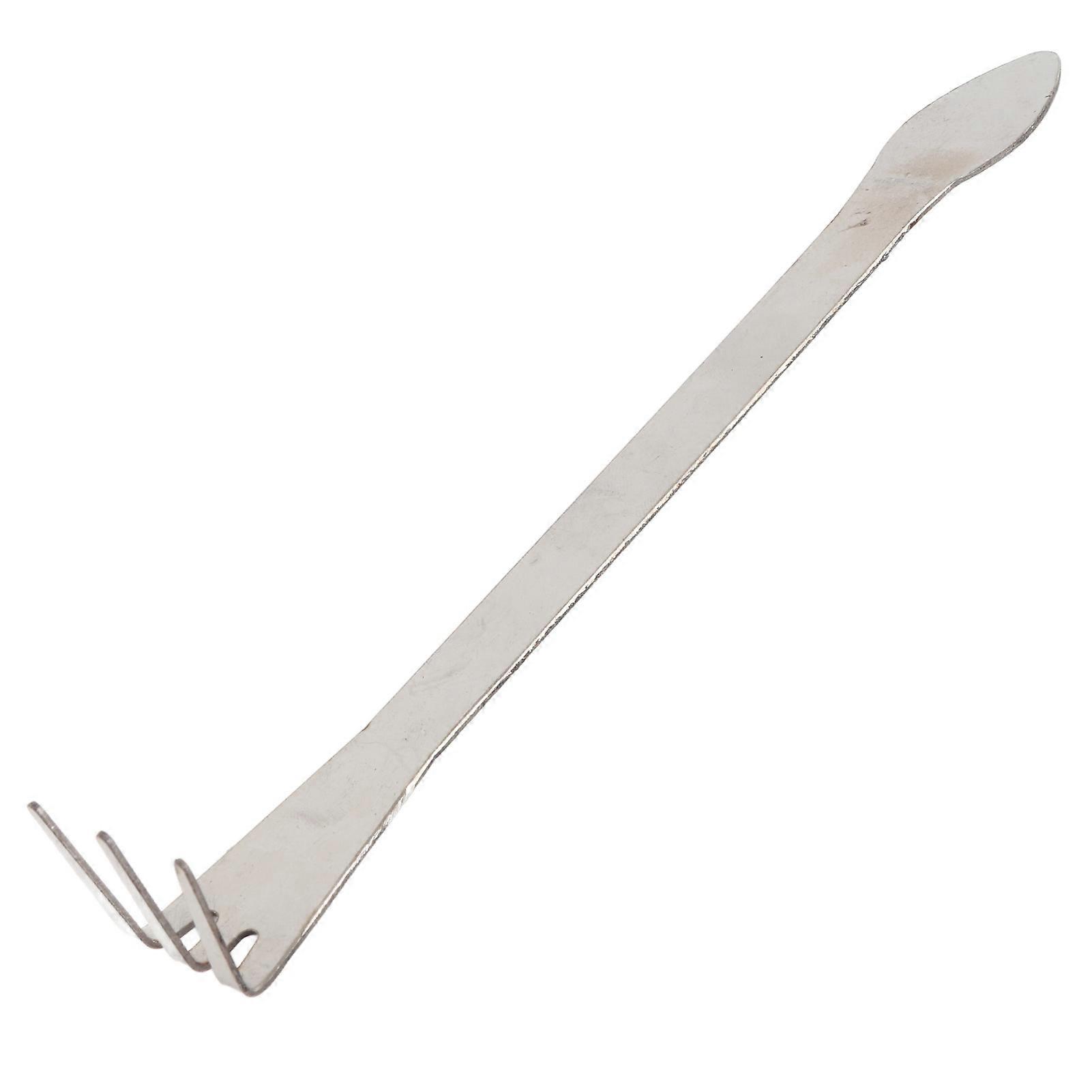Stainless Steel 3-Prong Root Rake 23x3cm Ergonomic Handle