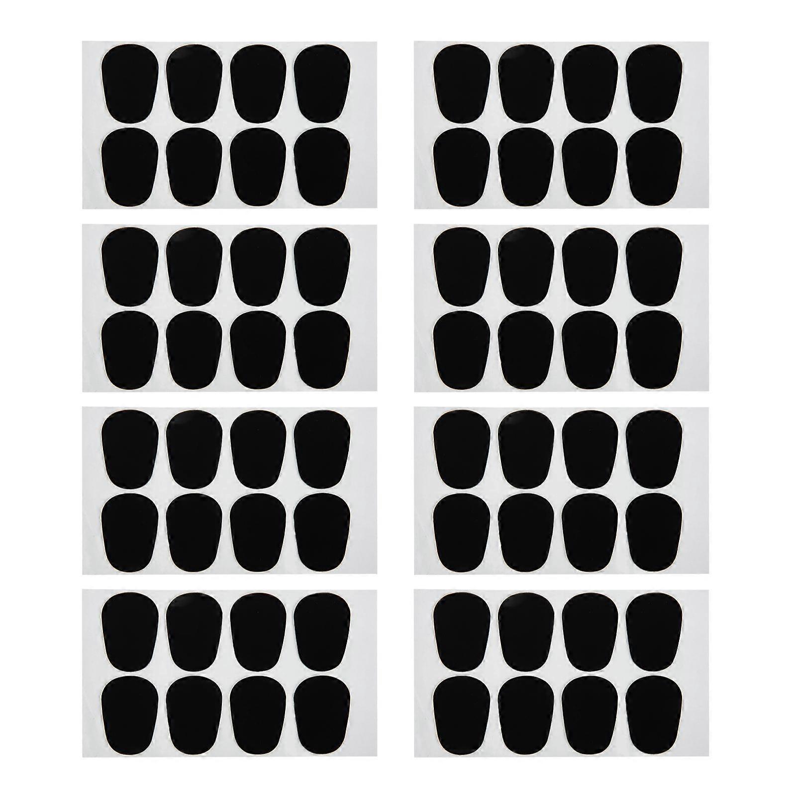 Black Saxophone Patch Pads for Comfort 128Pcs Rubber Saxophone Tooth Pads