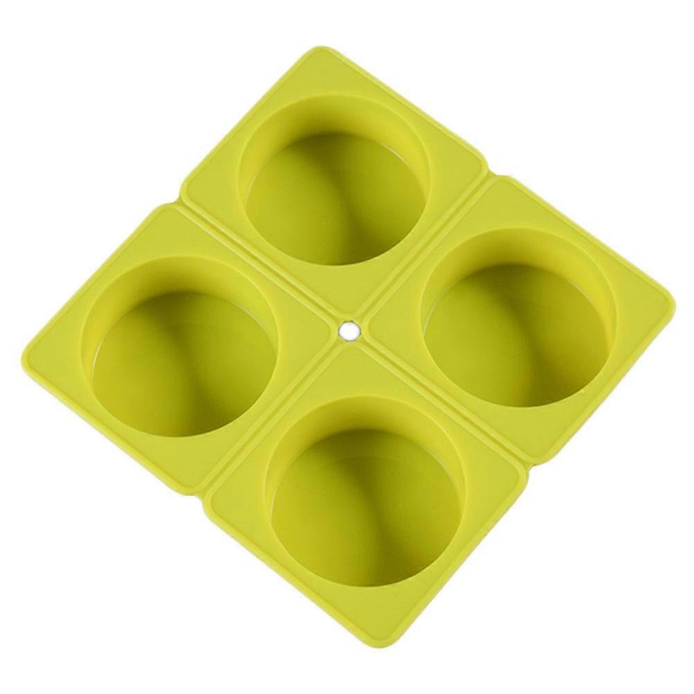 Silicone Soap Die Round Mold for DIY Use 2Pcs Handmade Soap Mold