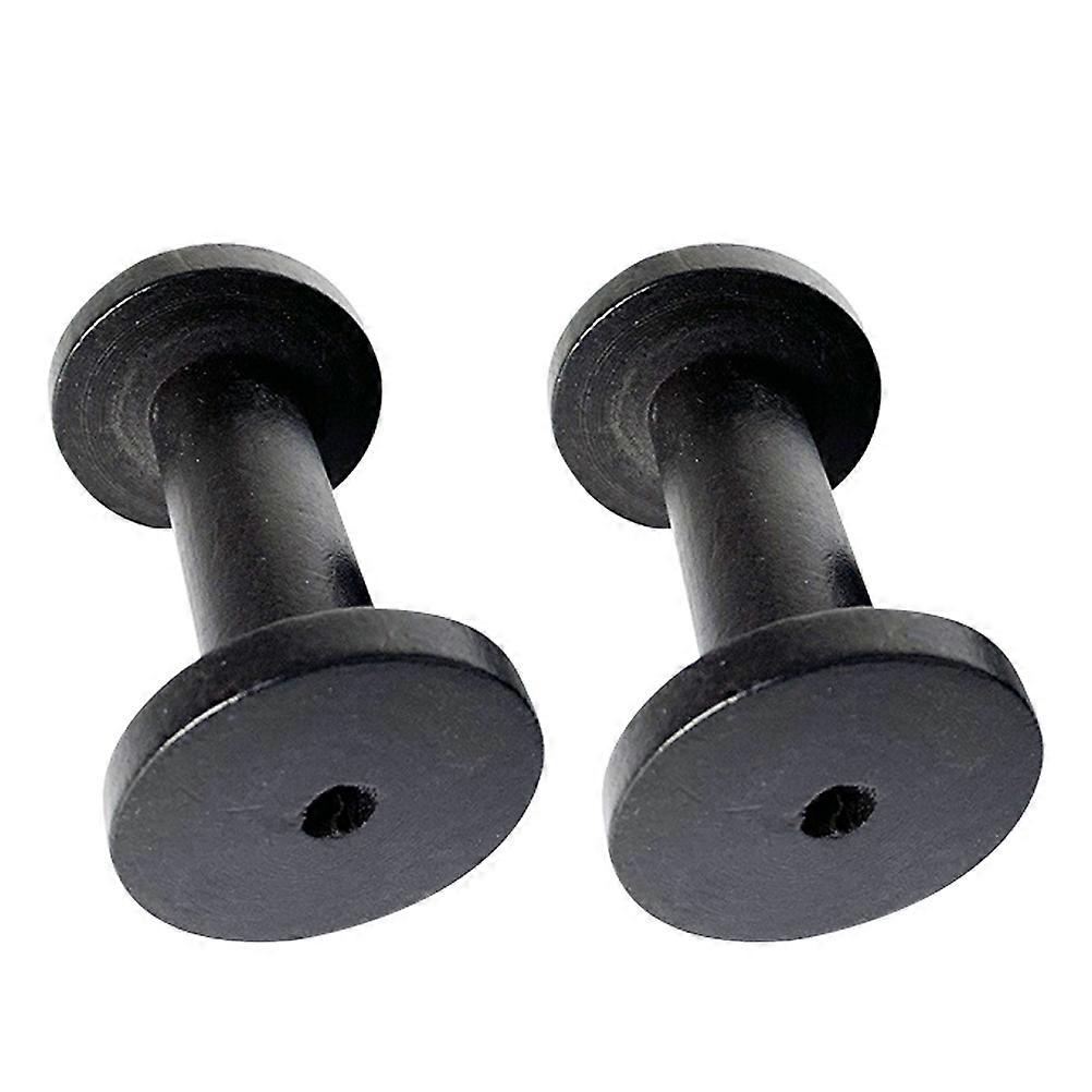 Retro Wooden Embroidery Bobbins For DIY Crafts For Craft Enthusiasts, Durable Spool Storage Rack, 10 Pcs