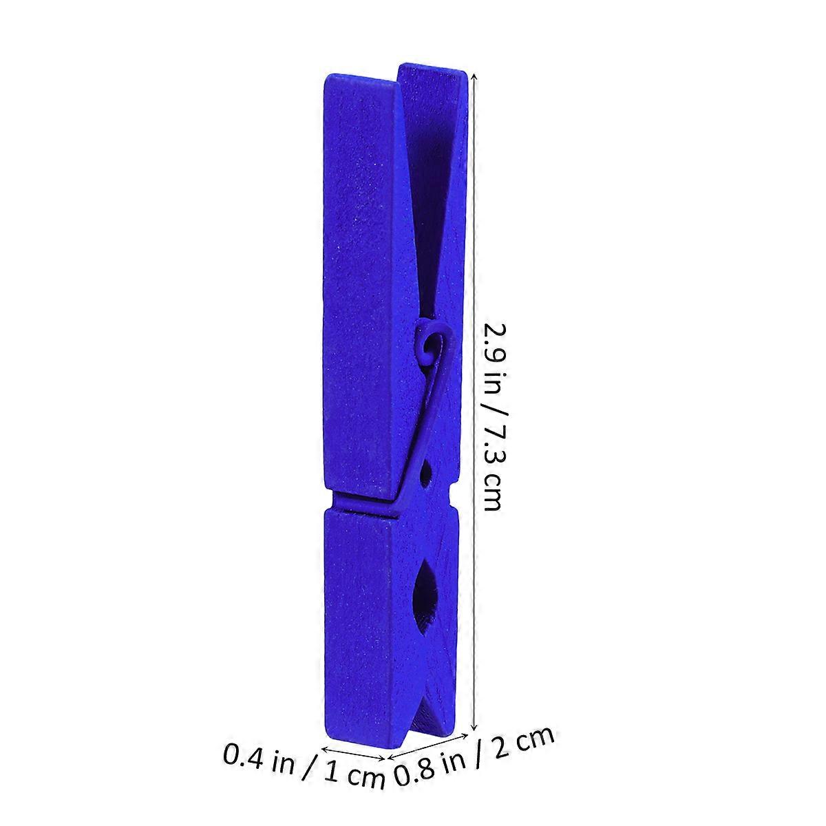 Washing Line Pegs Clamping For General Users 7.2cm Assorted Color 40Pcs