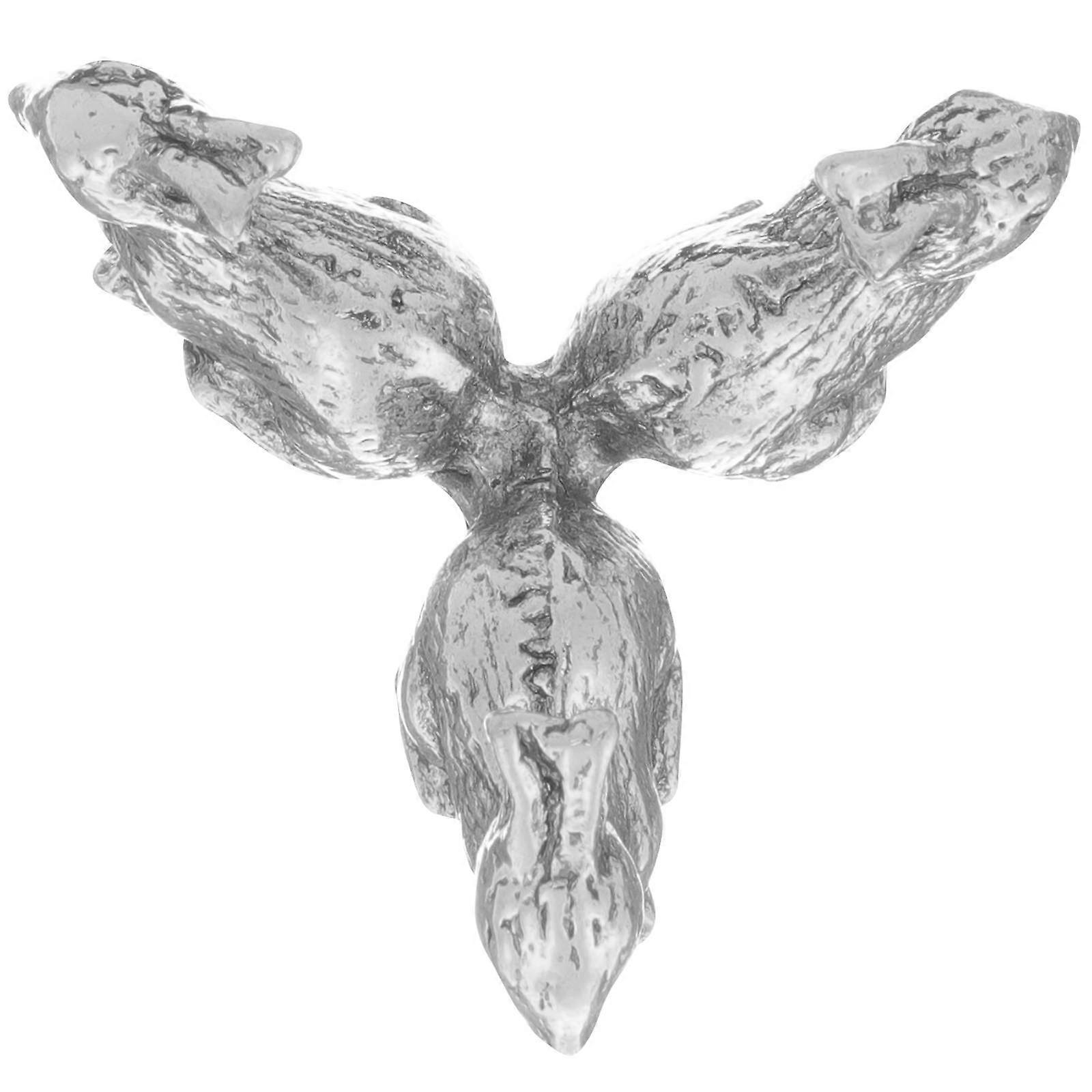 Crystal Display Holder Rabbit Shaped Sphere Stand Bookshelf Decor Silver Alloy Hold 1Pcs