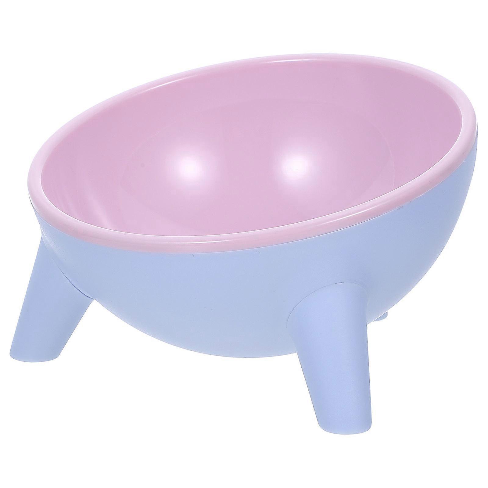 Multi-Purpose Pink Cat Feeding Bowl with Stable Stand 3Pcs Included