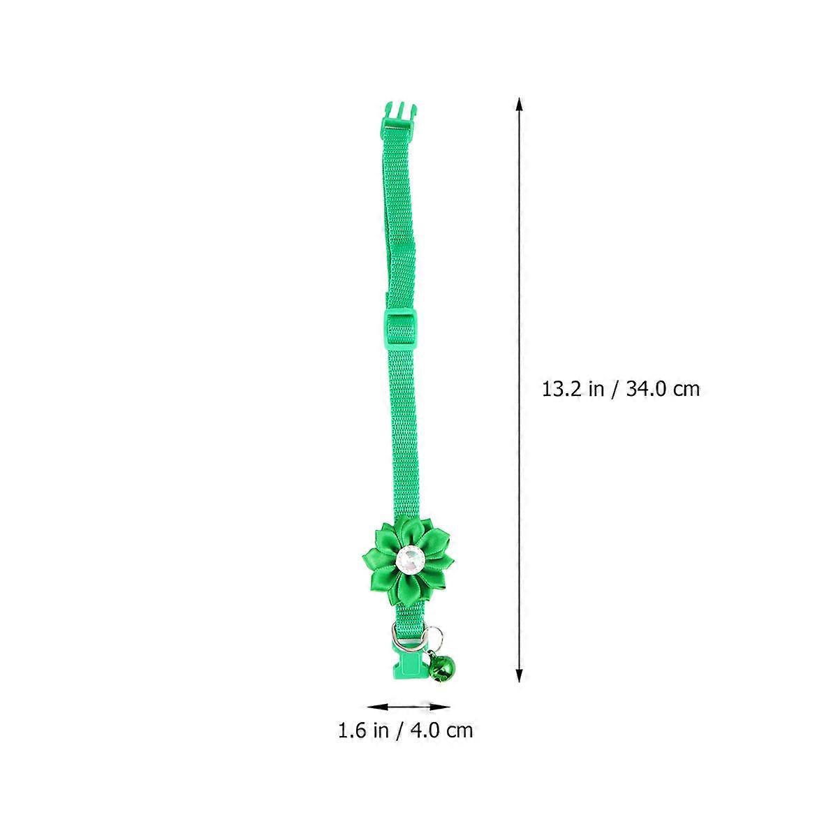 Pet Bell Collar for 2Pcs Adjustable Neck Chain for Cats