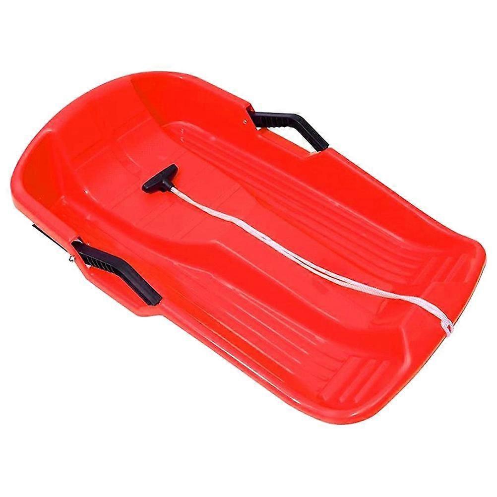 Snow Sledge High Performance Toboggan Sledge Snow Sand Grass Sledge Slider with Pull Rope for Children Adults