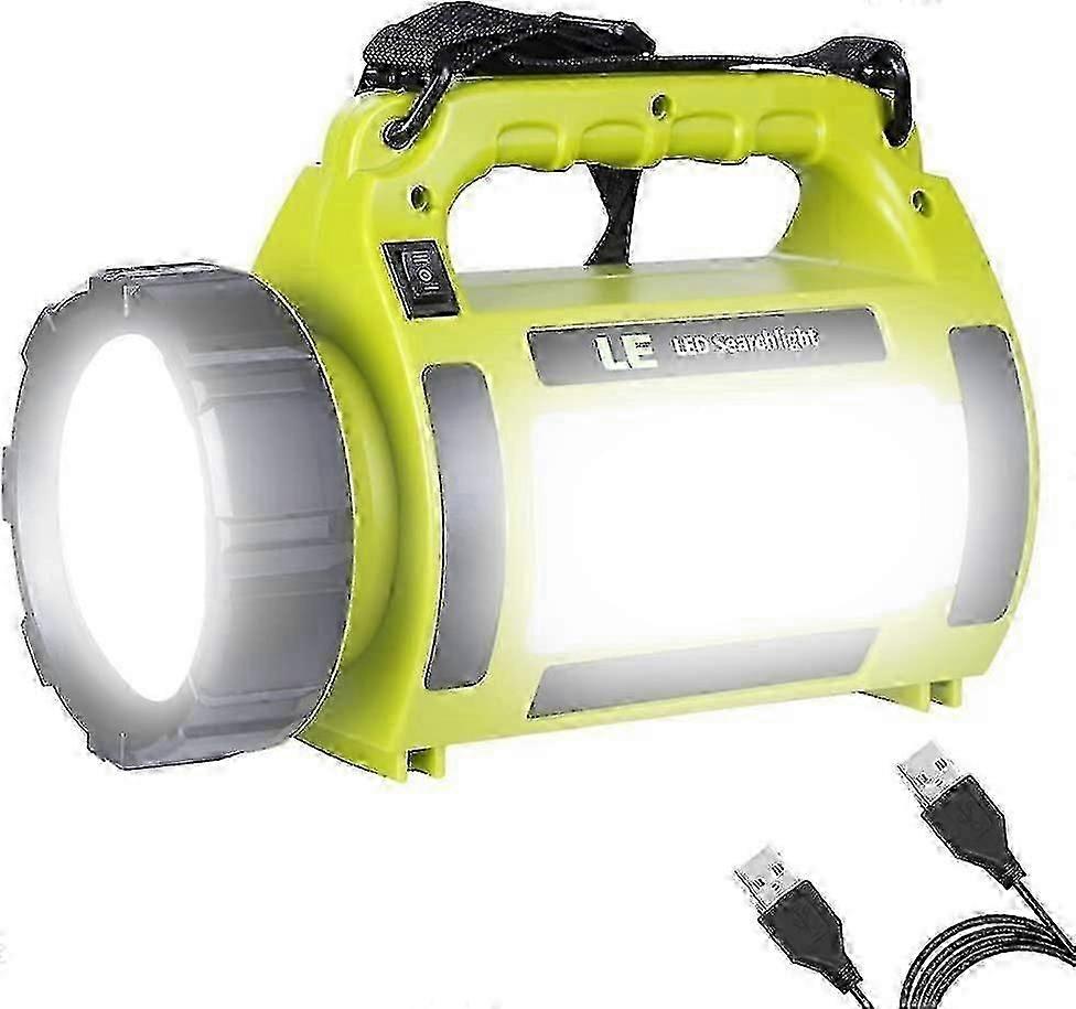 可充电 LED 野营灯，1000 流明，5 种灯光模式，3600mah 移动电源，ipx4 防水，适合飓风紧急情况的完美灯笼手电筒，Hiki