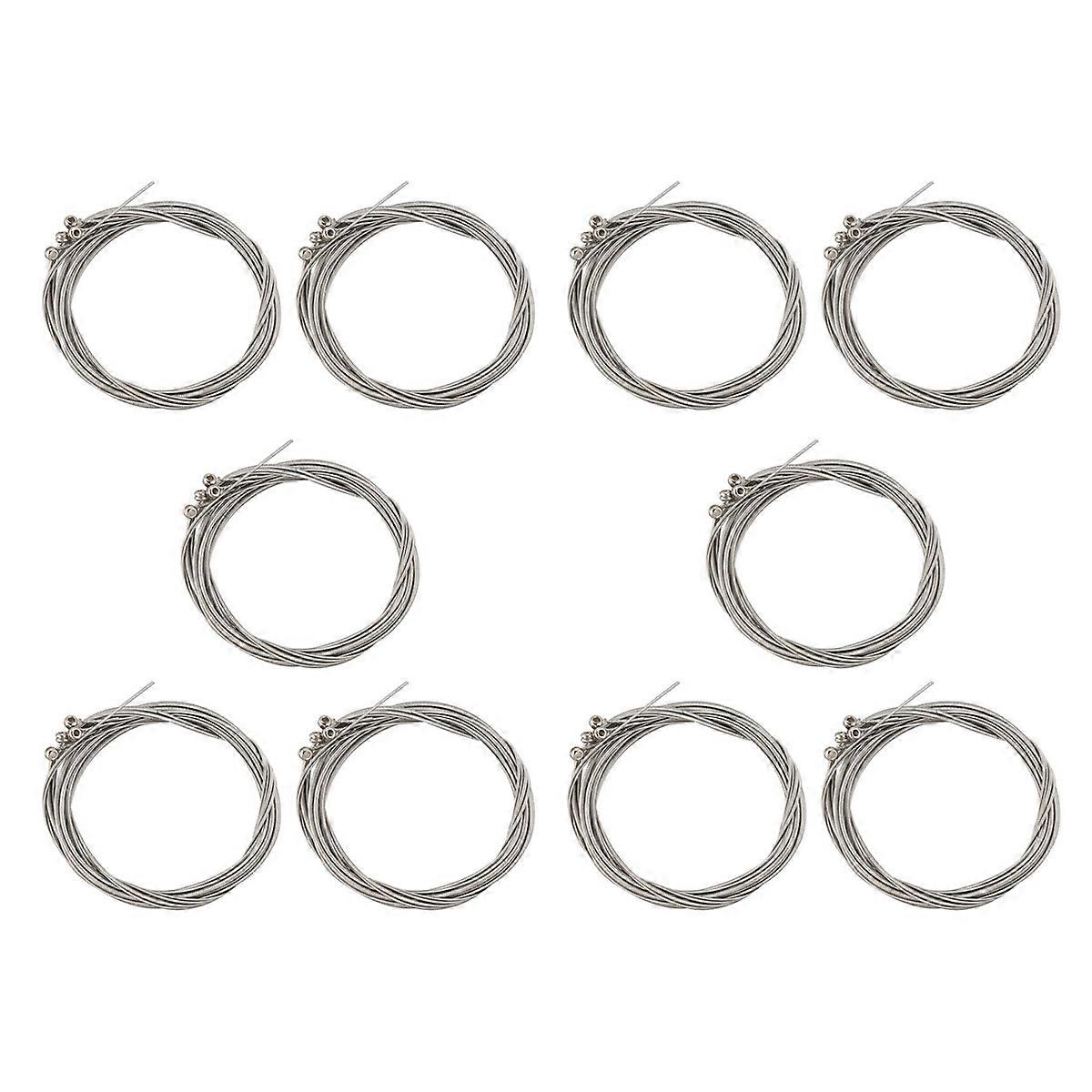 Set of 4 Steel Strings for 4 String Bass Guitar