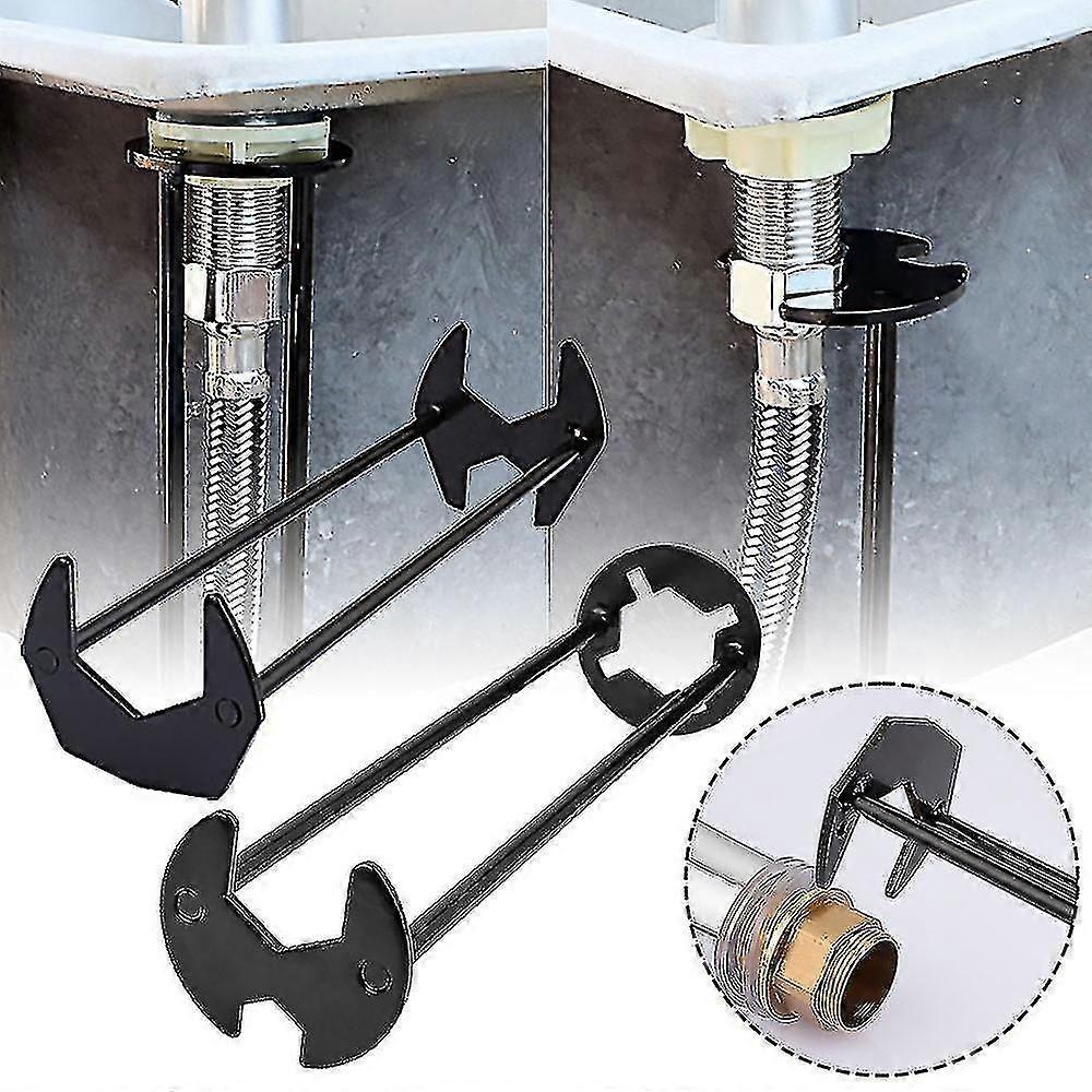 Multifunctional Sink Wrench Faucet Hose Hexagonal Socket Bathroom Pipe Installation Tool Disassembly Repair-yujia