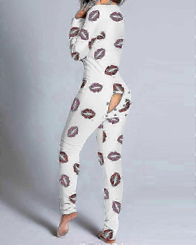 Best-selling Women's One-piece Pajamas With Open Back For Convenient Design