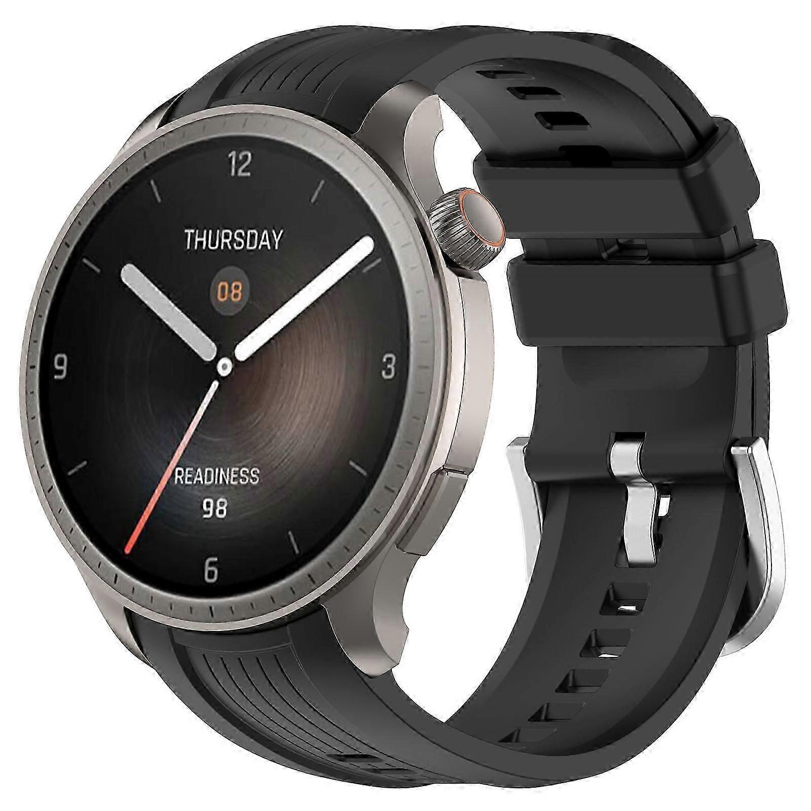 Pulseira de Relógio de Silicone com Textura Vertical para Amazfit Balance A2286