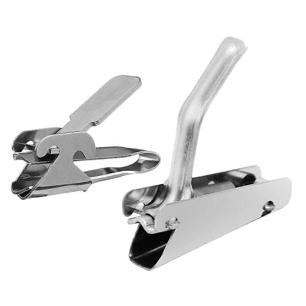 2 Pcs Stainless Steel Pine Nut Plier Practical Pine Nut Peanut Sheller