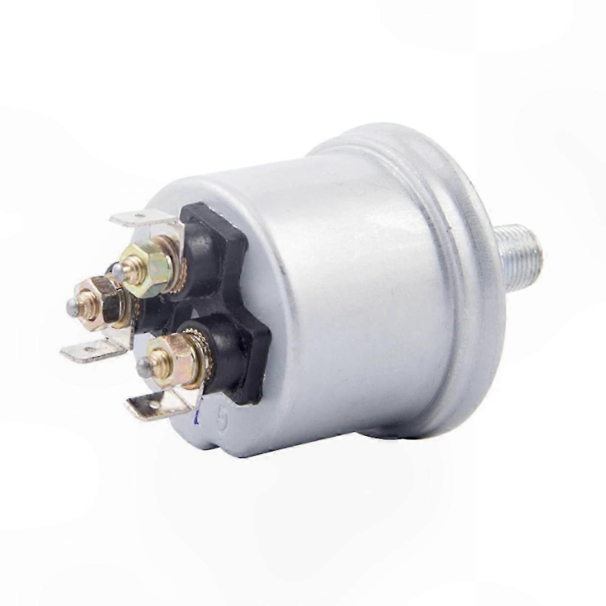 Stainless Steel 3-Way Oil Pressure Sensor 1/8 NPT 0-10 Bar Generator Component for Pressure Measurement