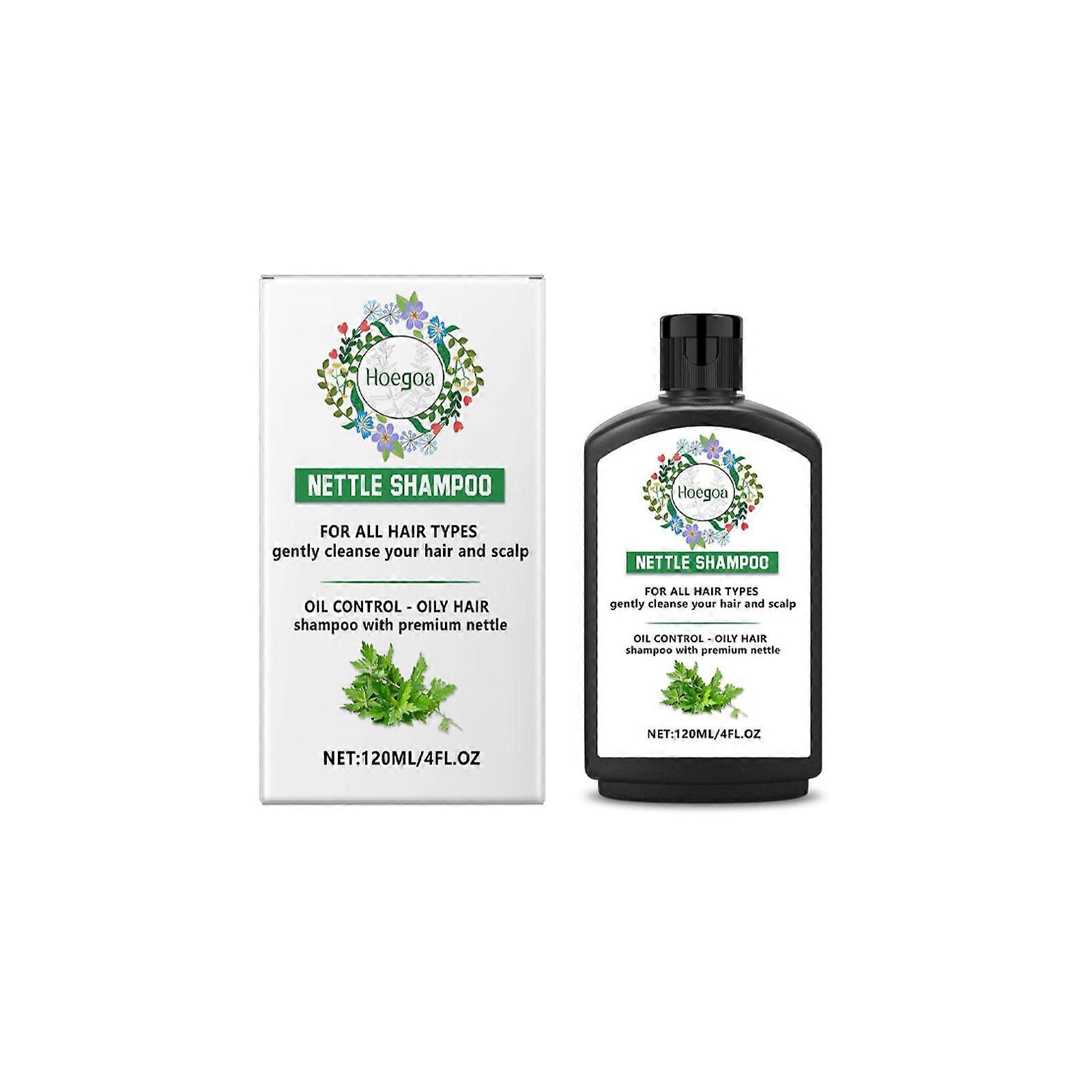 Nettle Grass Shampoo, Improves Scalp Cleansing Shampoo Deeply Nourishes Light And Non-Greasy Hair
