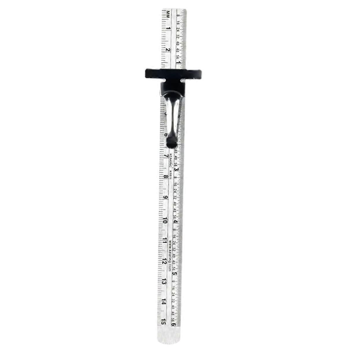 Steel Ruler Pocket Ruler Detachable Clips for Sewing and Measuring Layout Tools for School
