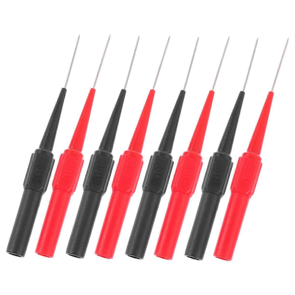 Multimeter Test Probes 8Piece Set With Precise Needle Tips, Sensitivity Digital Leads For Accurate Voltage