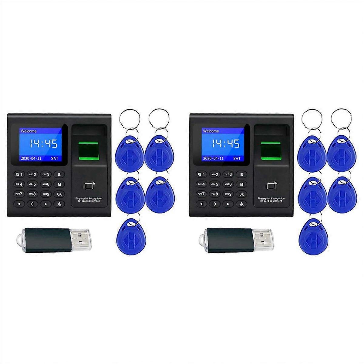 Time Attendance Machine Fingerprint Password Time Clock for Employee