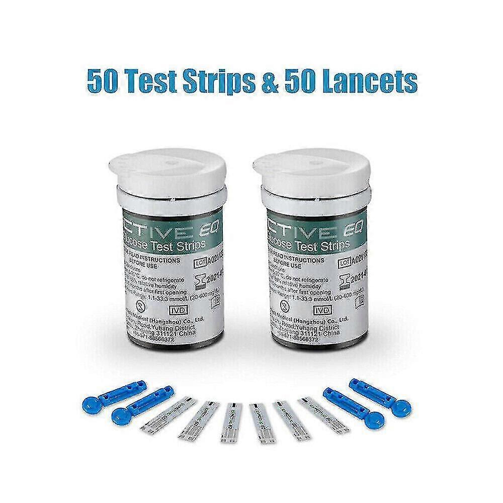 Smart Digital Display Glucometer Portable Blodsocker Test Kit Med Glukometer Strips