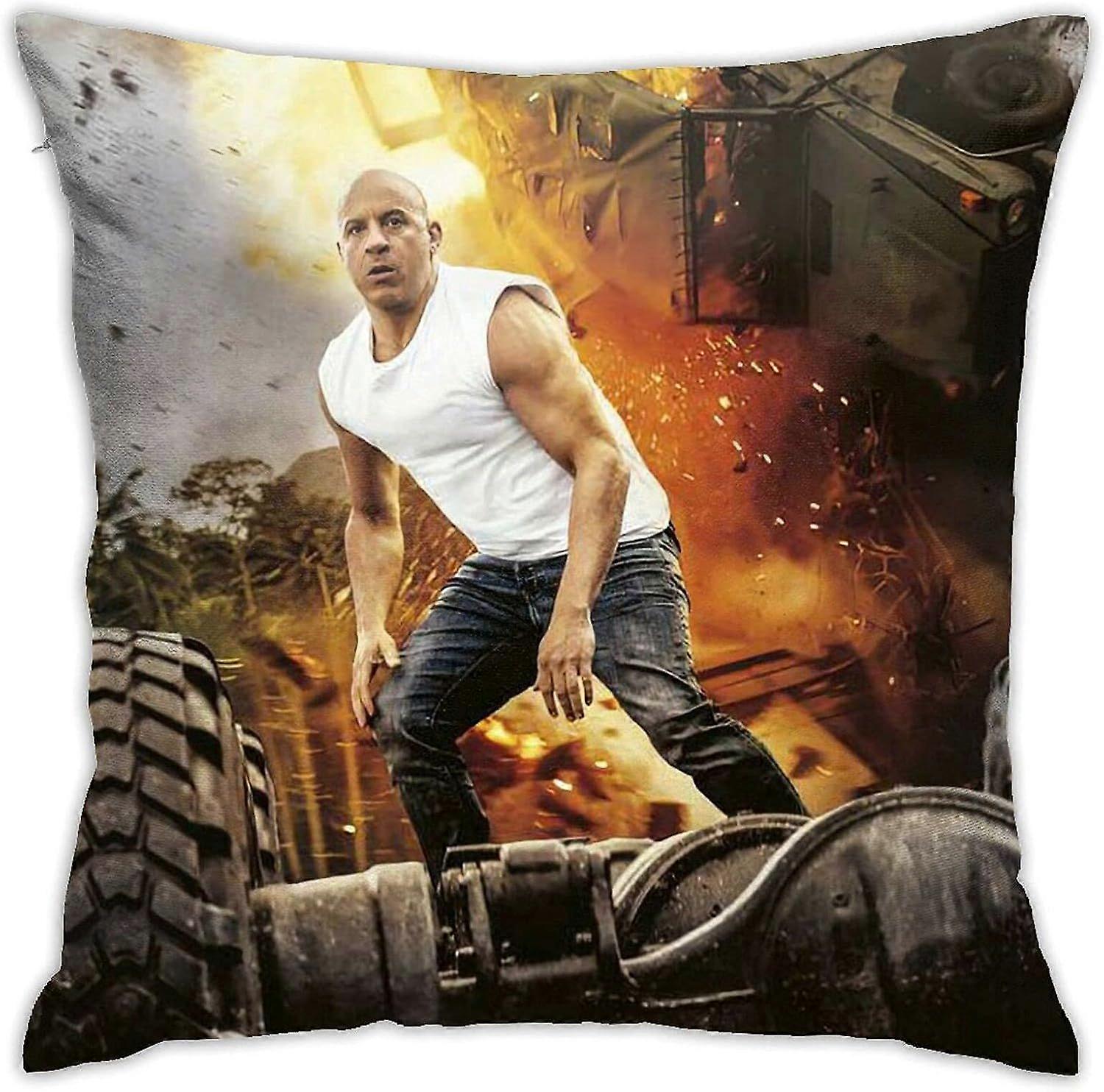 y1250 Vinディーゼル枕カバー両面印刷スロー枕カバーSoftクッションカバーリビングルーム寝室の枕カバーのための寮の装飾-TB2750 io12