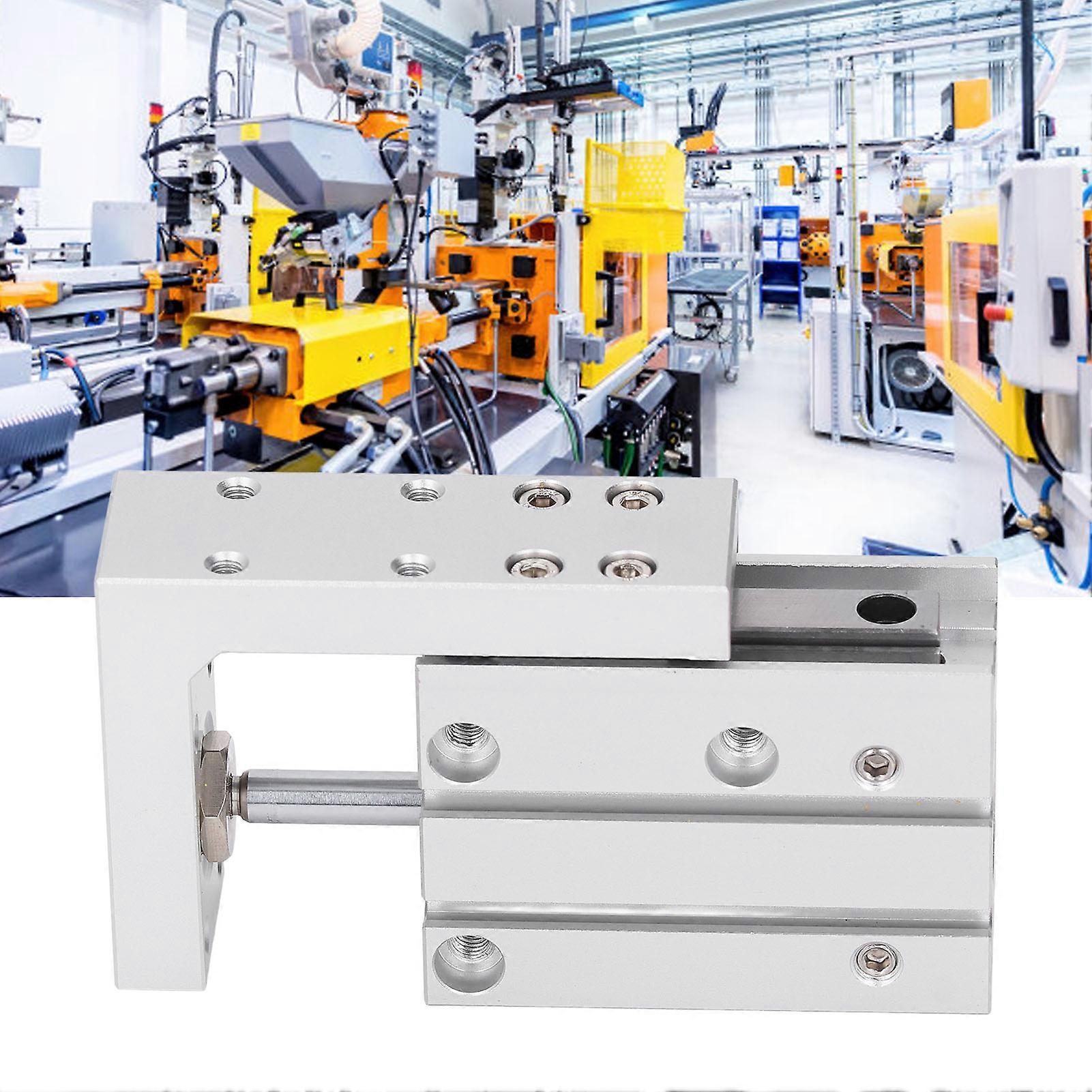 Pneumatic Slide Cylinder 0.5MPa Linear Guideway Fine Pneumatic Guide Rail Cylinder 