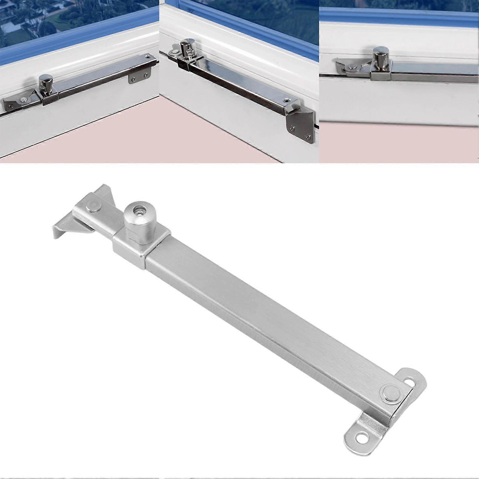 Casement Window Hinge Aluminum Alloy Windproof Concealed Hinge for Push Out Casement Windows Positioning Buckle Type 04 