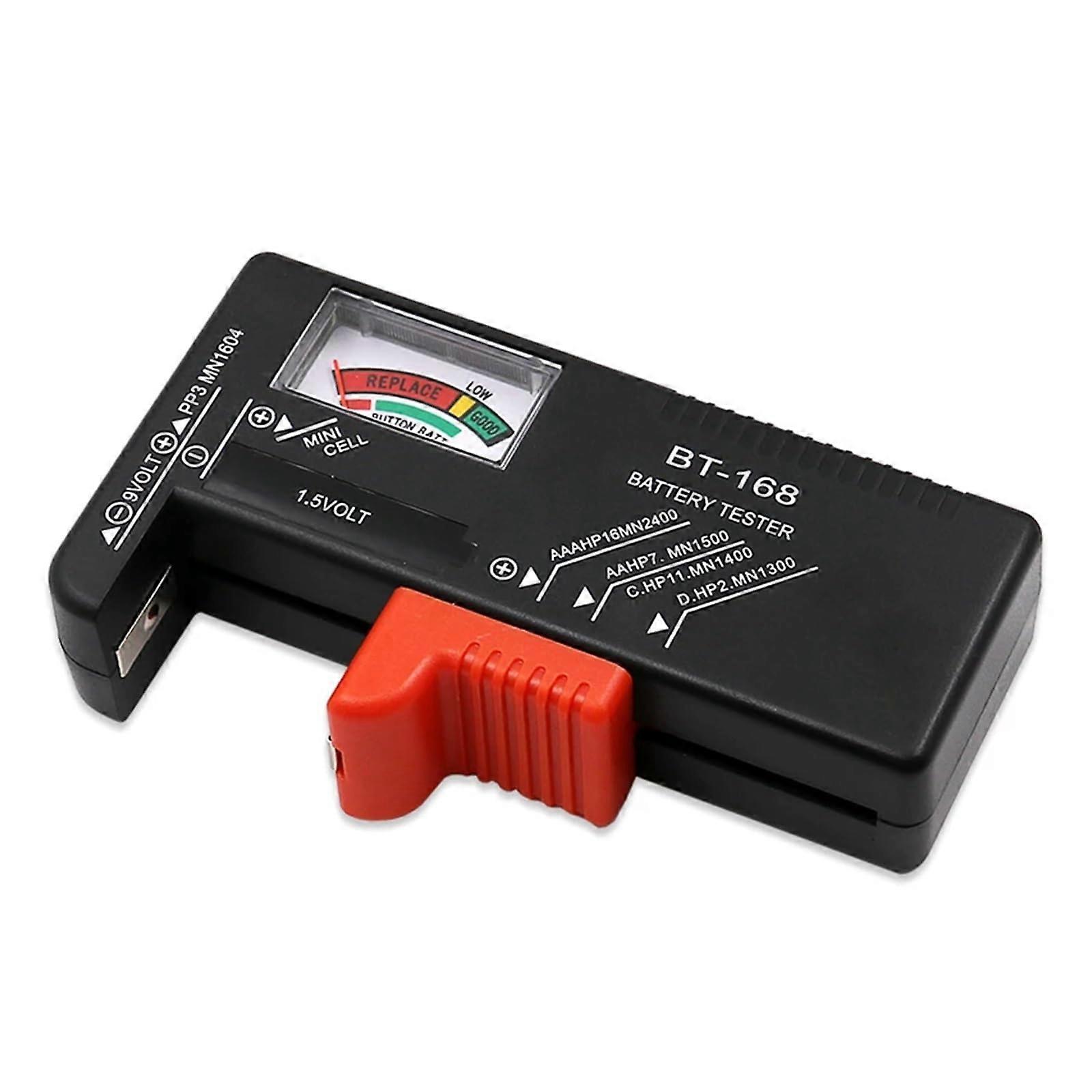 Digital Battery Tester For 9V/1.5V/AA/AAA Button Cell Batteries Universal Compatibility