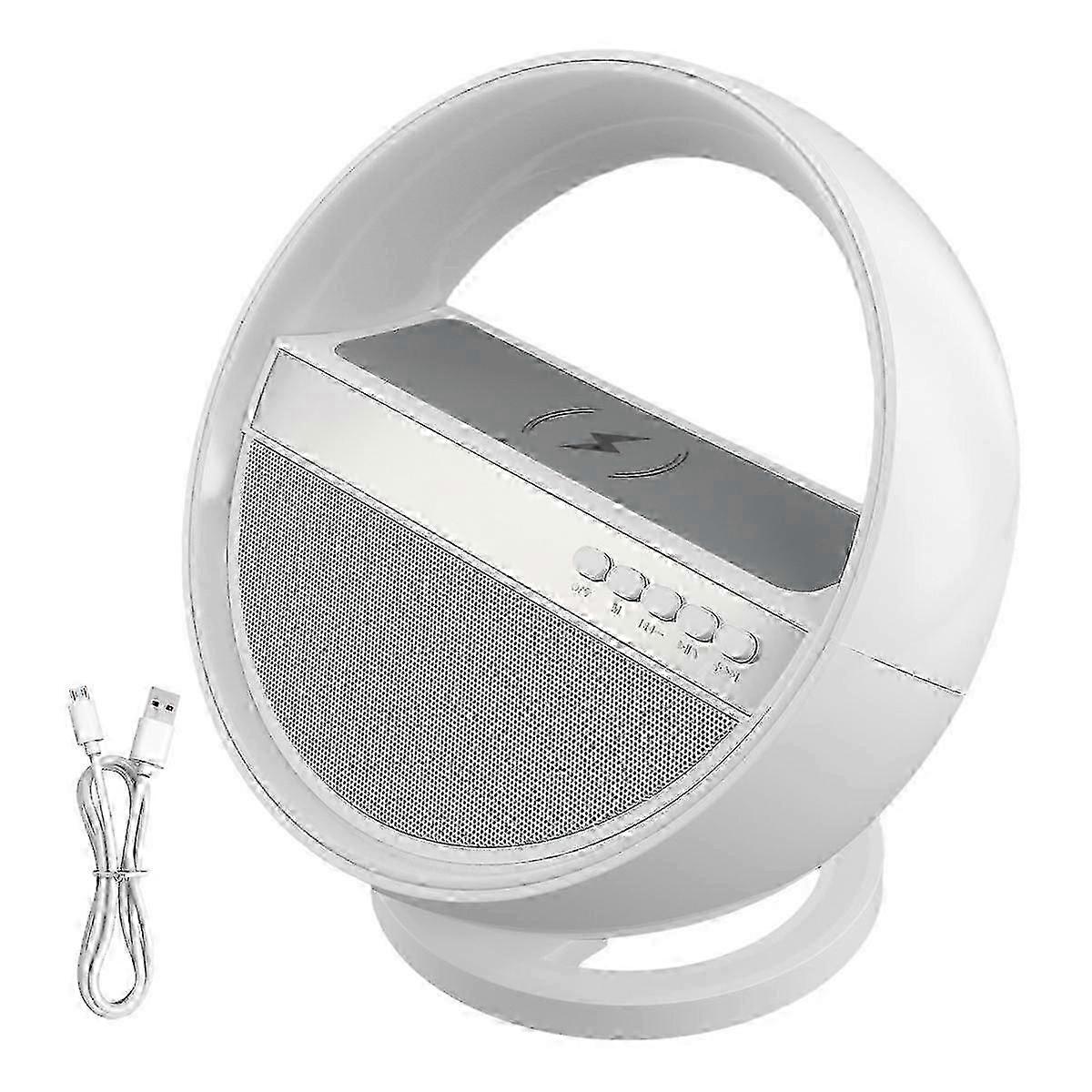 G5 Bluetooth Speaker with Intelligent Wireless Fast Charging Colorful RGB Wake Up Light USB Stage B