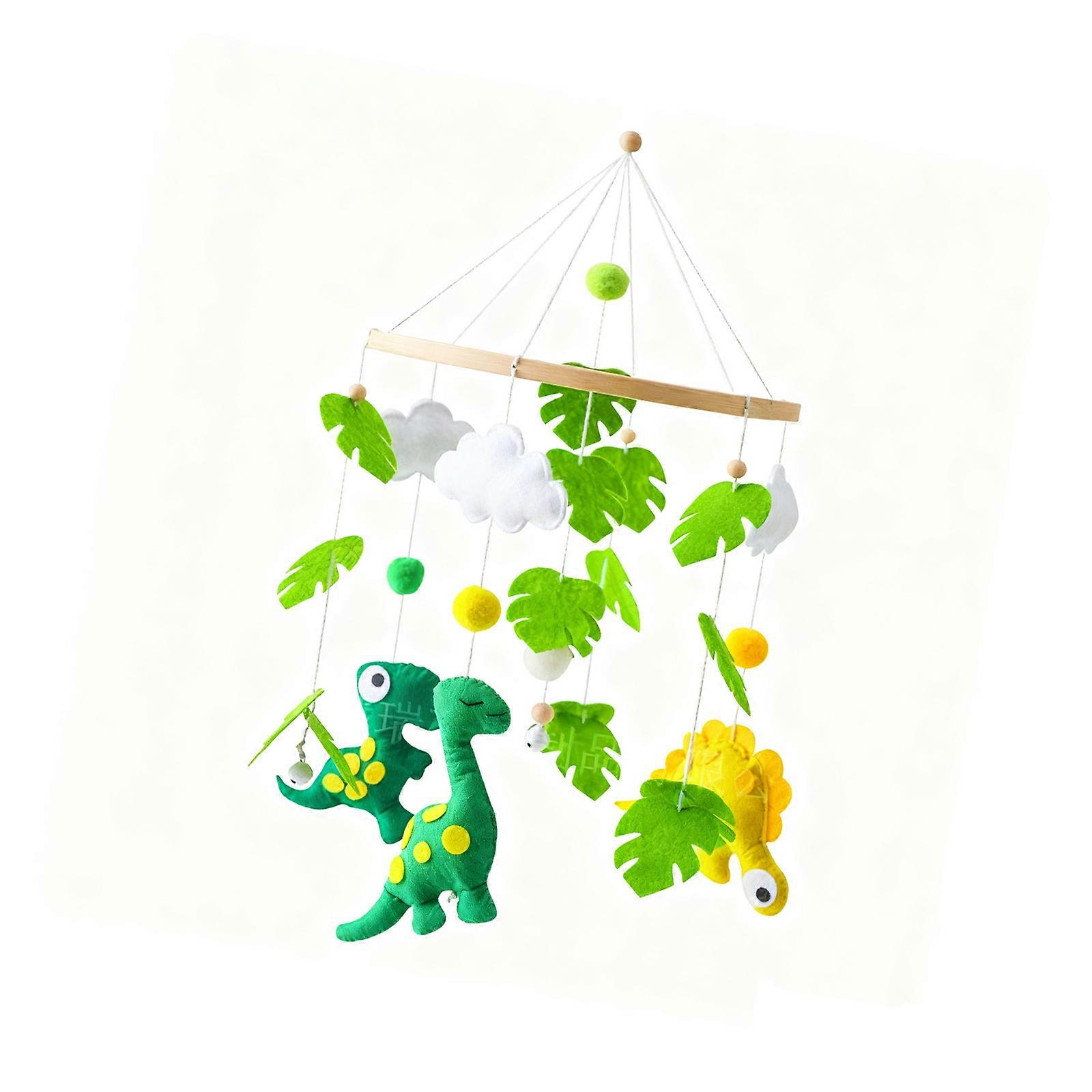 Music Mobile Crib Toy for Baby Early Childhood Development Toy with Dinosaur Rattle for Infant Visual Development Multicolor