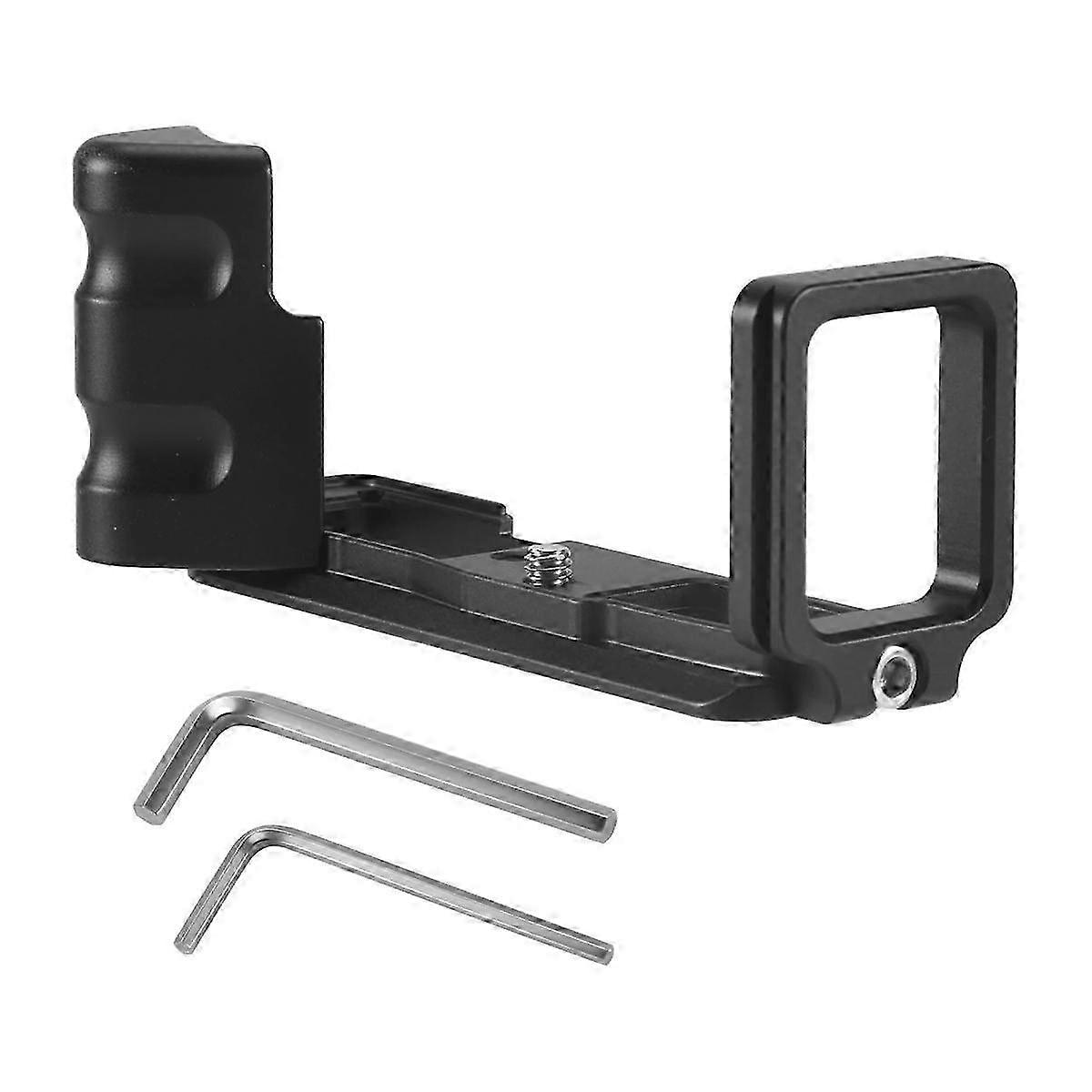 Quick Release L Plate Bracket Double Handle for -D E-M10 Mark III EM10 III Camera--