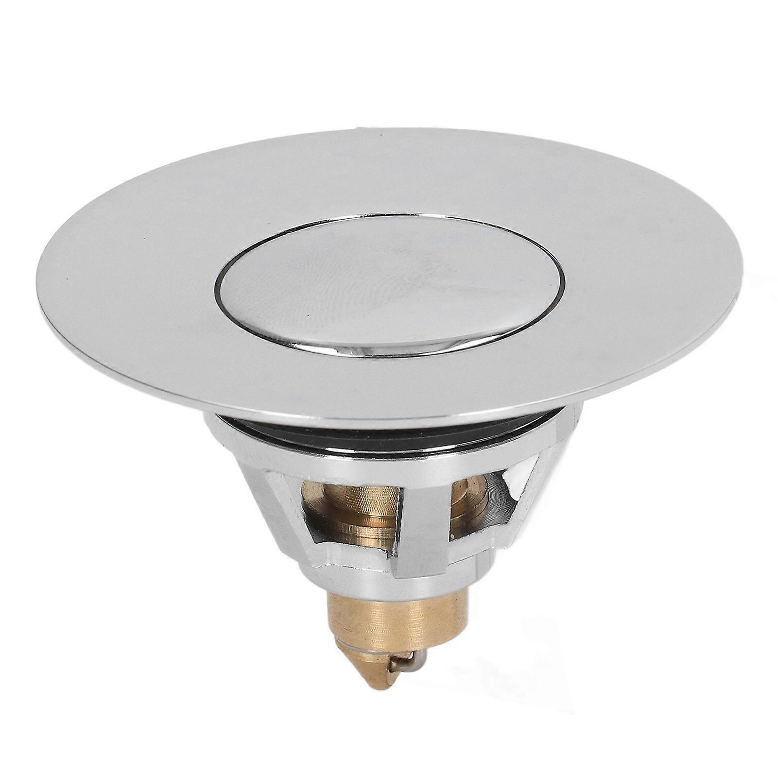 Abflussstopfen Messing Popup Design Gute Abdichtung Leicht zu reinigender Spülstopfen mit Filter Haarfänger