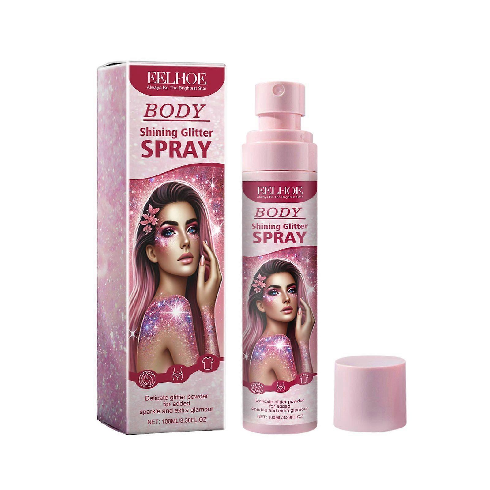 Stage Makeup Glitter Spray Contains Acrylic Copolymer